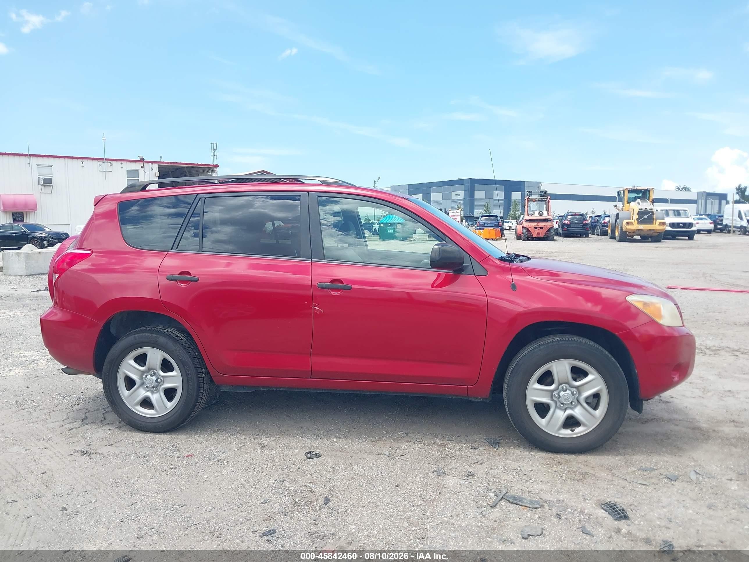 2007 Toyota Rav4   Красный vin: JTMZD33V476050590