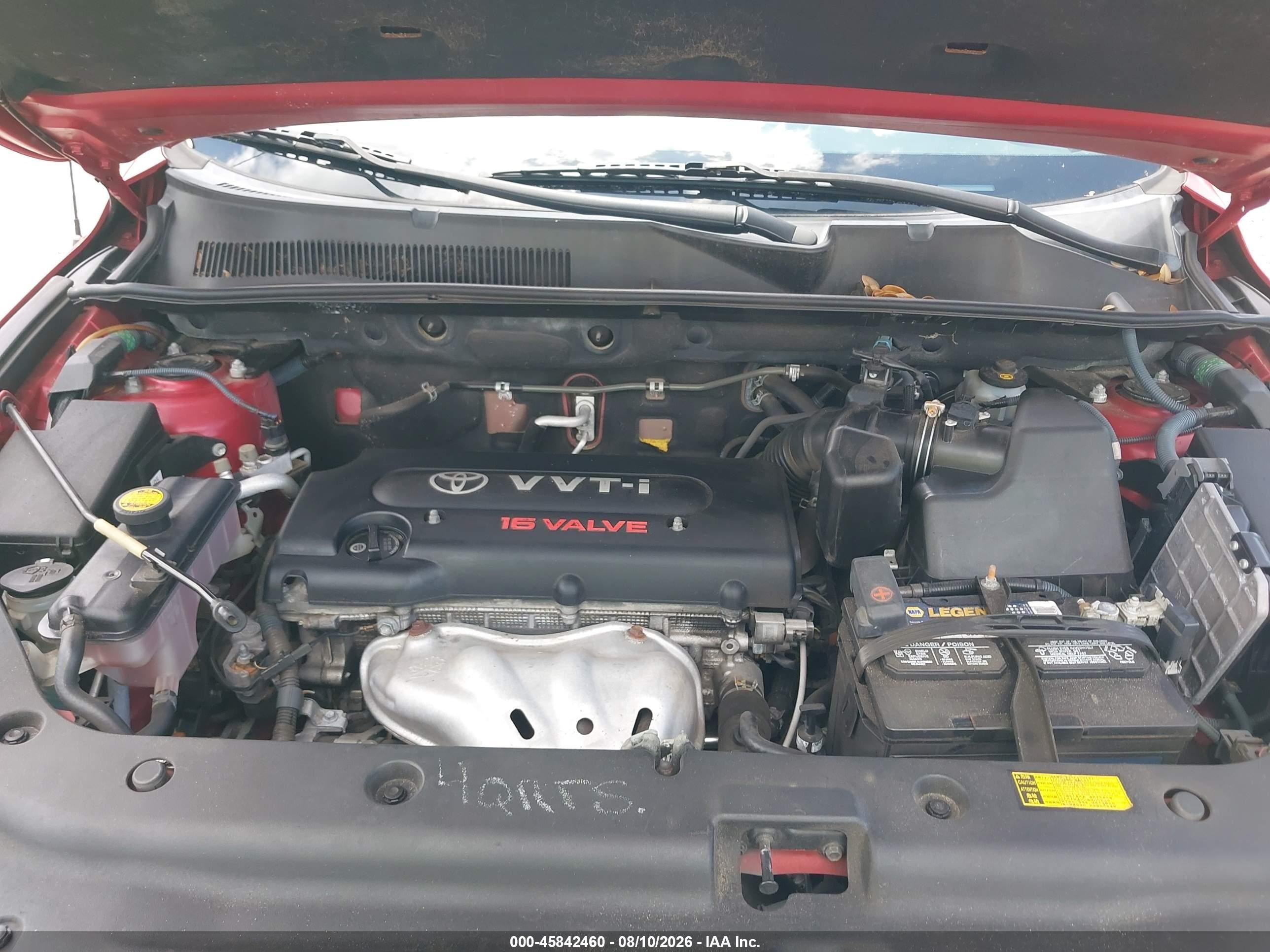 2007 Toyota Rav4   Красный vin: JTMZD33V476050590