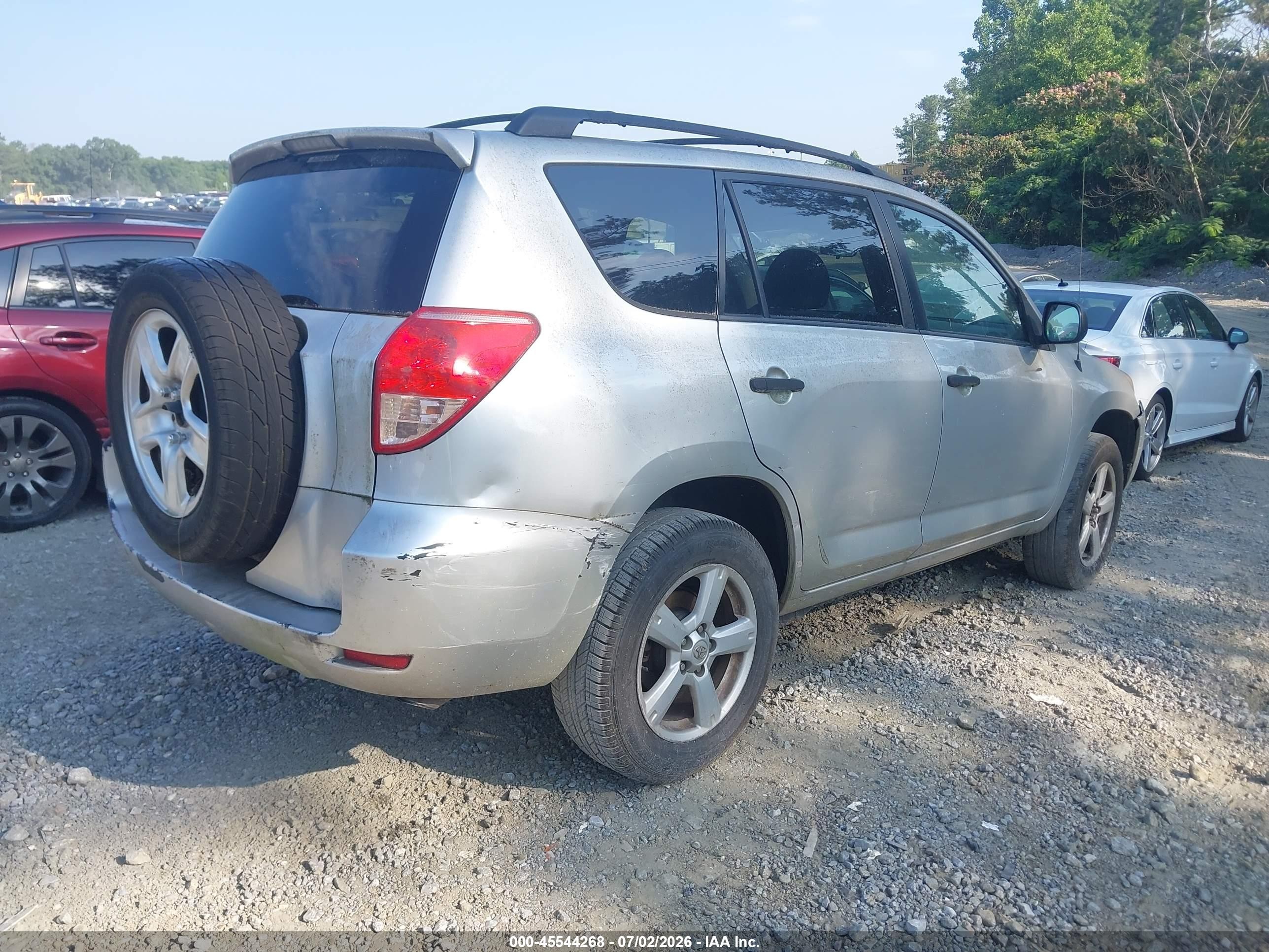 2008 Toyota Rav4   Silver vin: JTMZD33V485096900