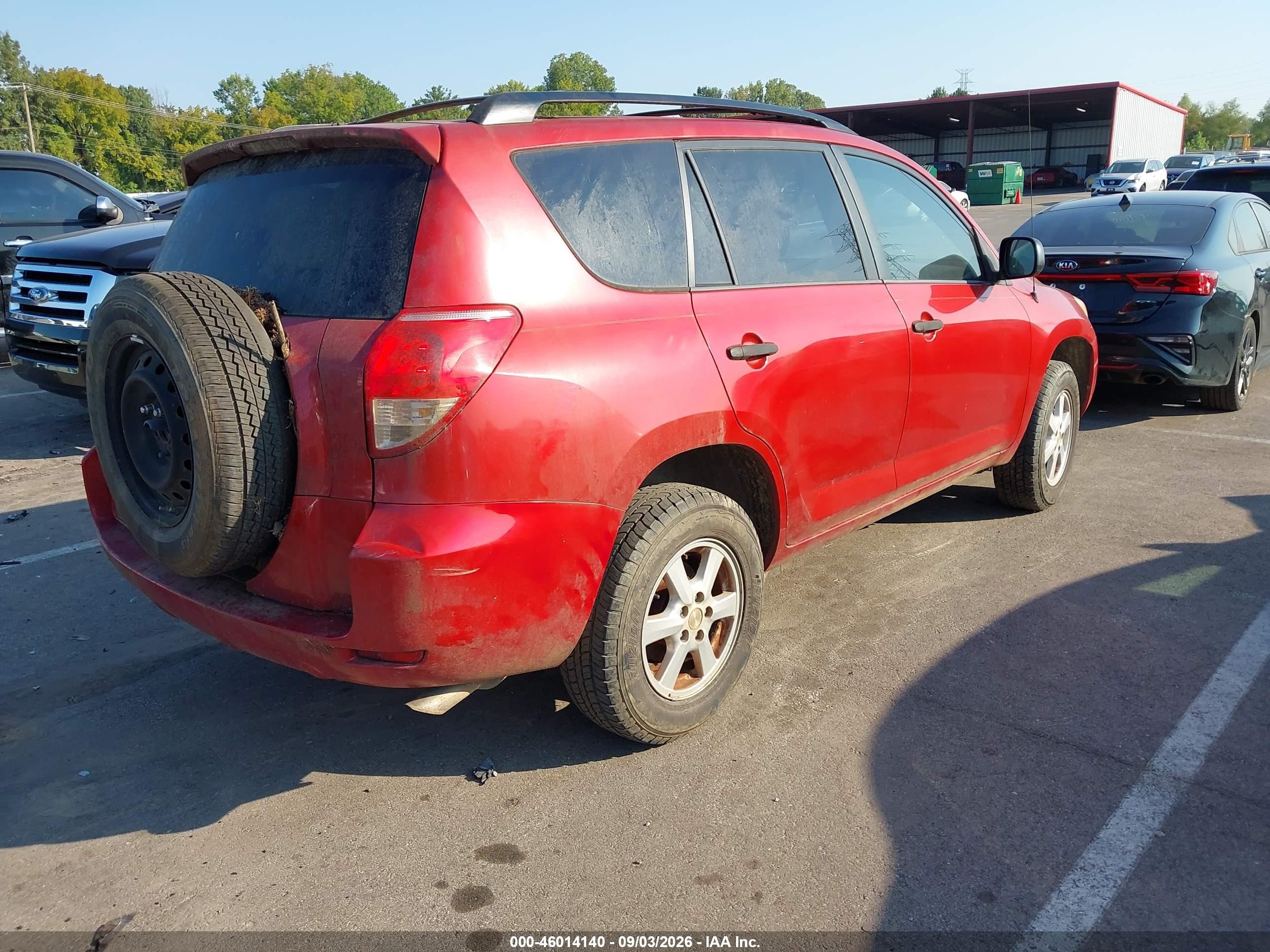 2008 Toyota Rav4   Red vin: JTMZD33V485115977