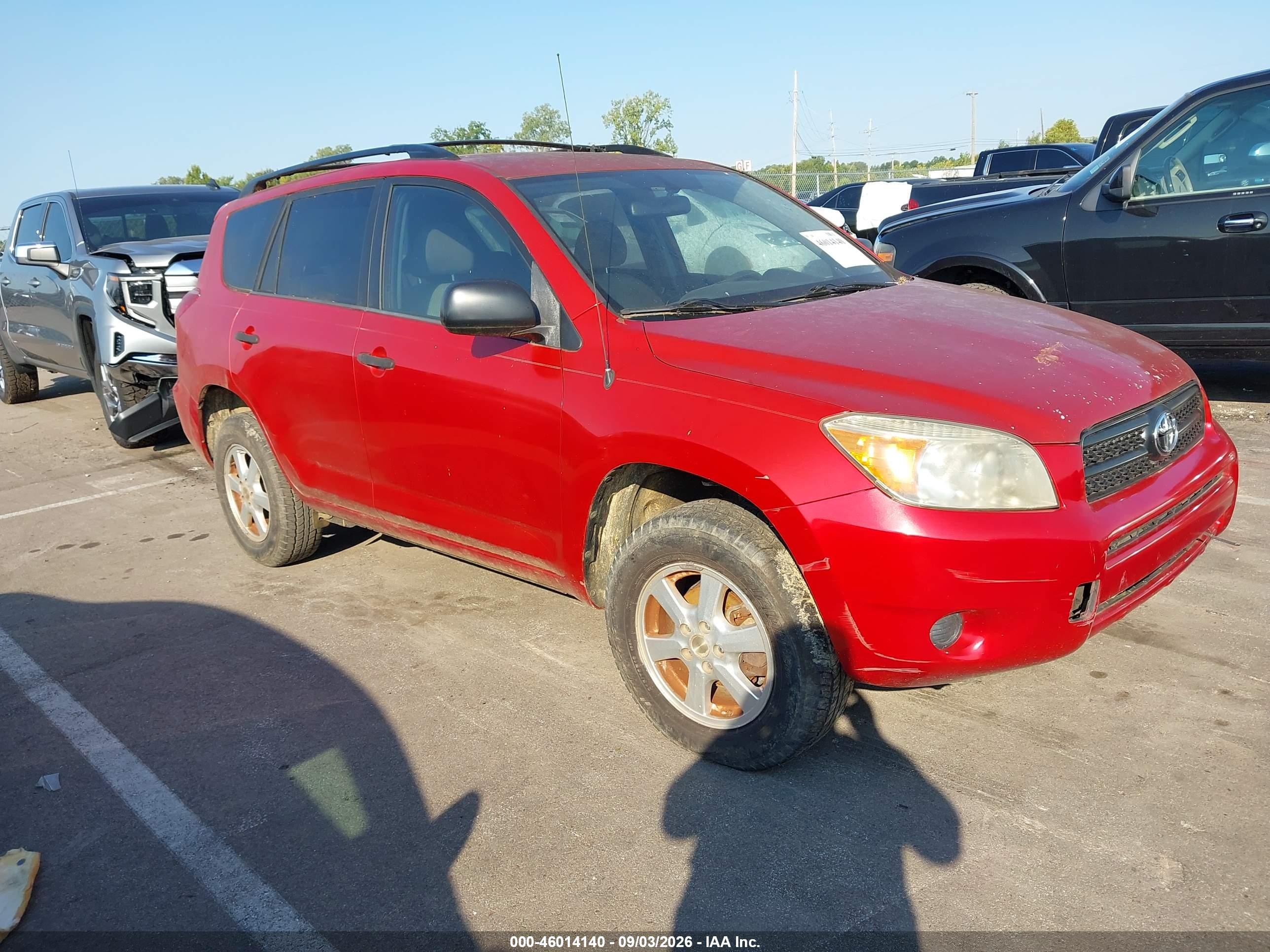 2008 Toyota Rav4   Red vin: JTMZD33V485115977