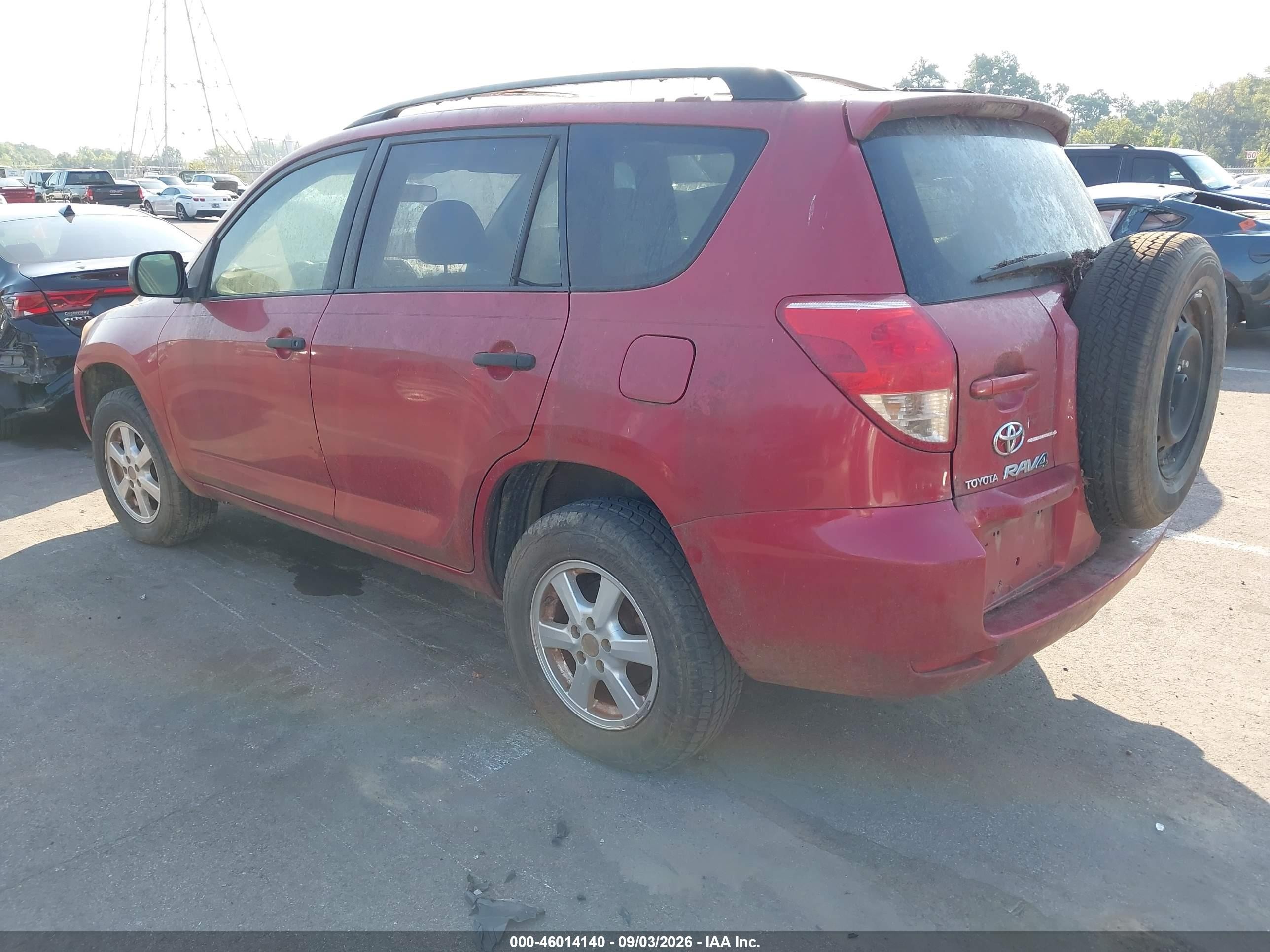2008 Toyota Rav4   Red vin: JTMZD33V485115977