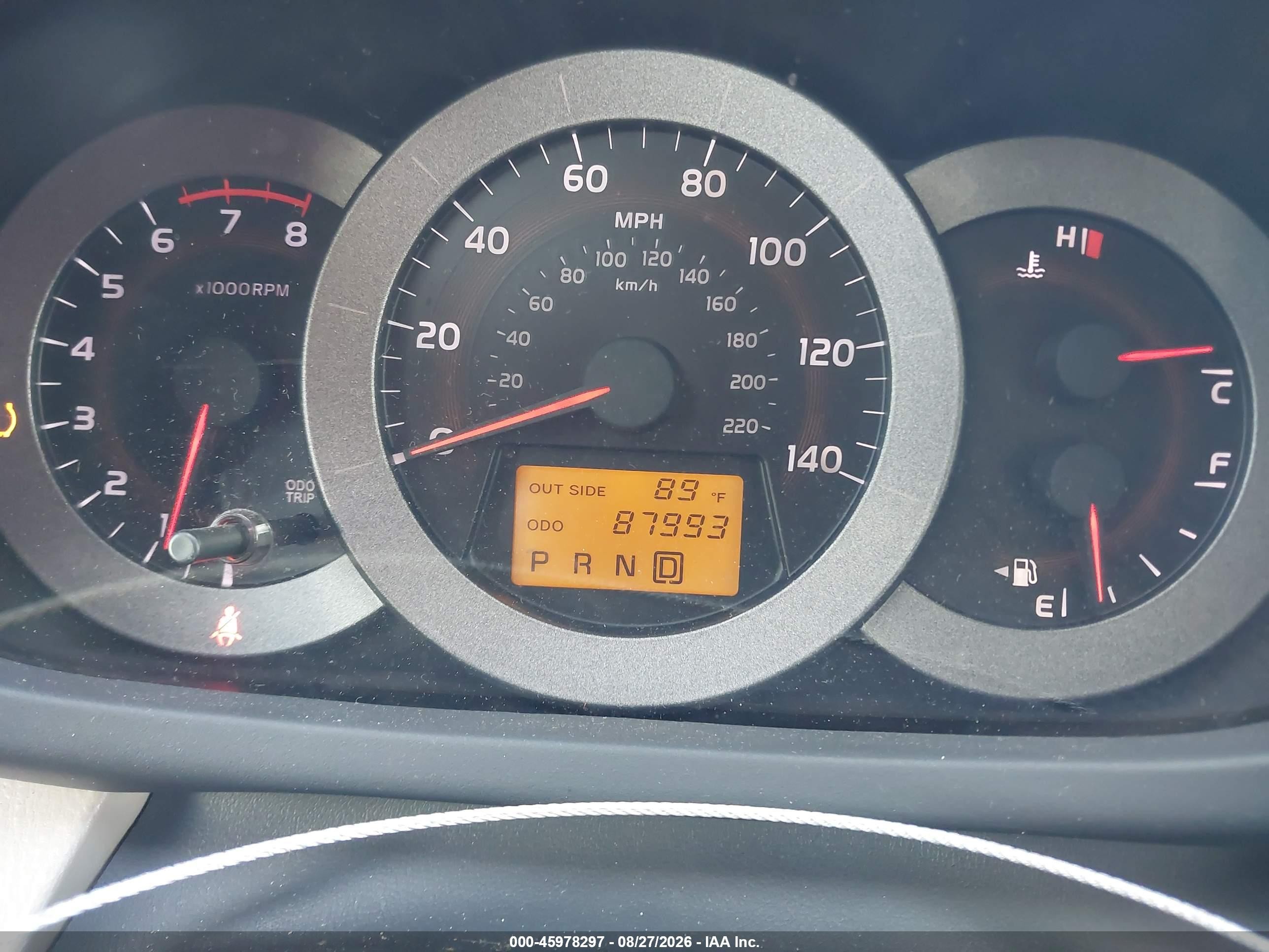 2008 Toyota Rav4   Silver vin: JTMZD33V486054981