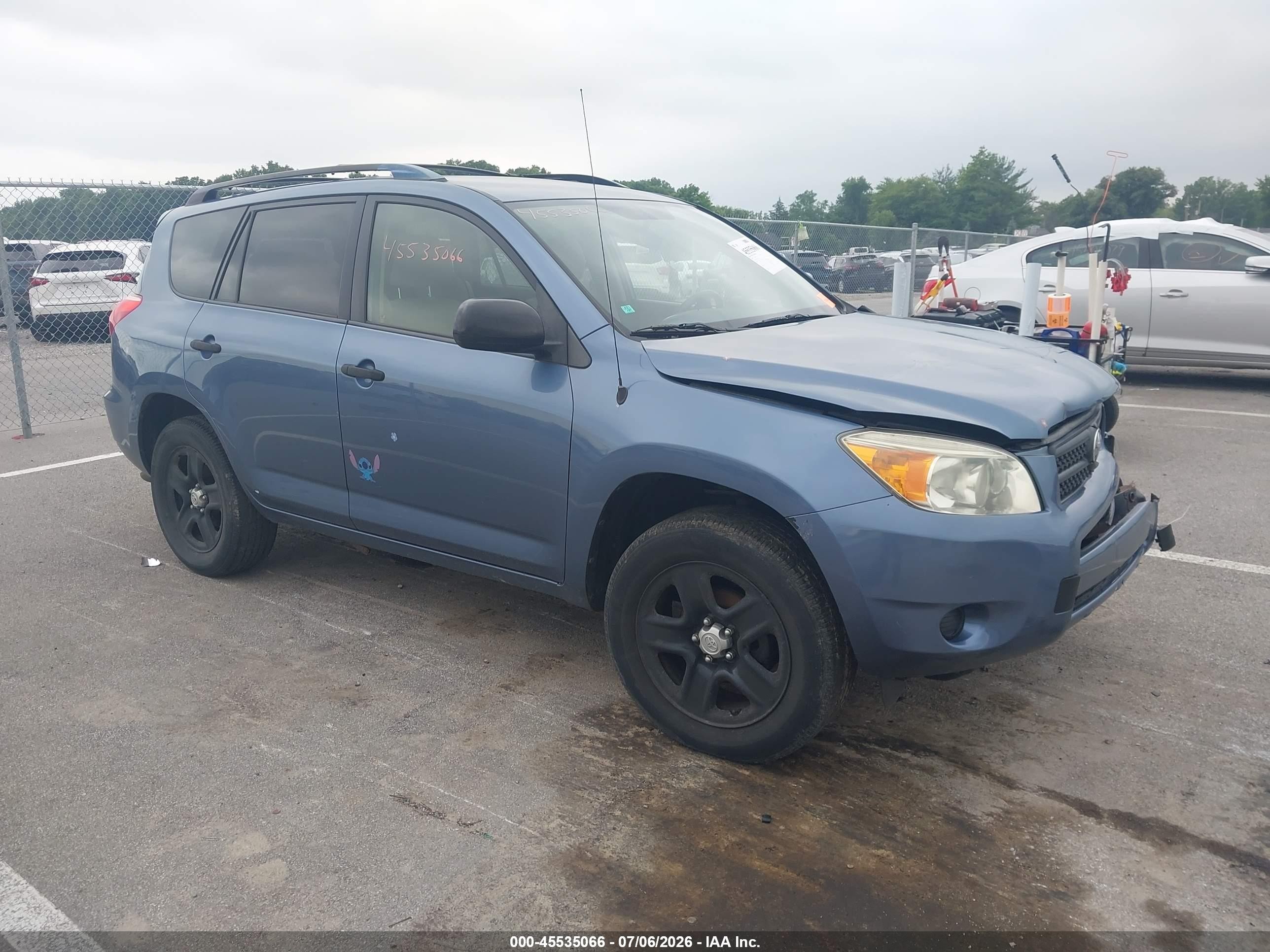2008 Toyota Rav4 Blue vin: JTMZD33V486058576