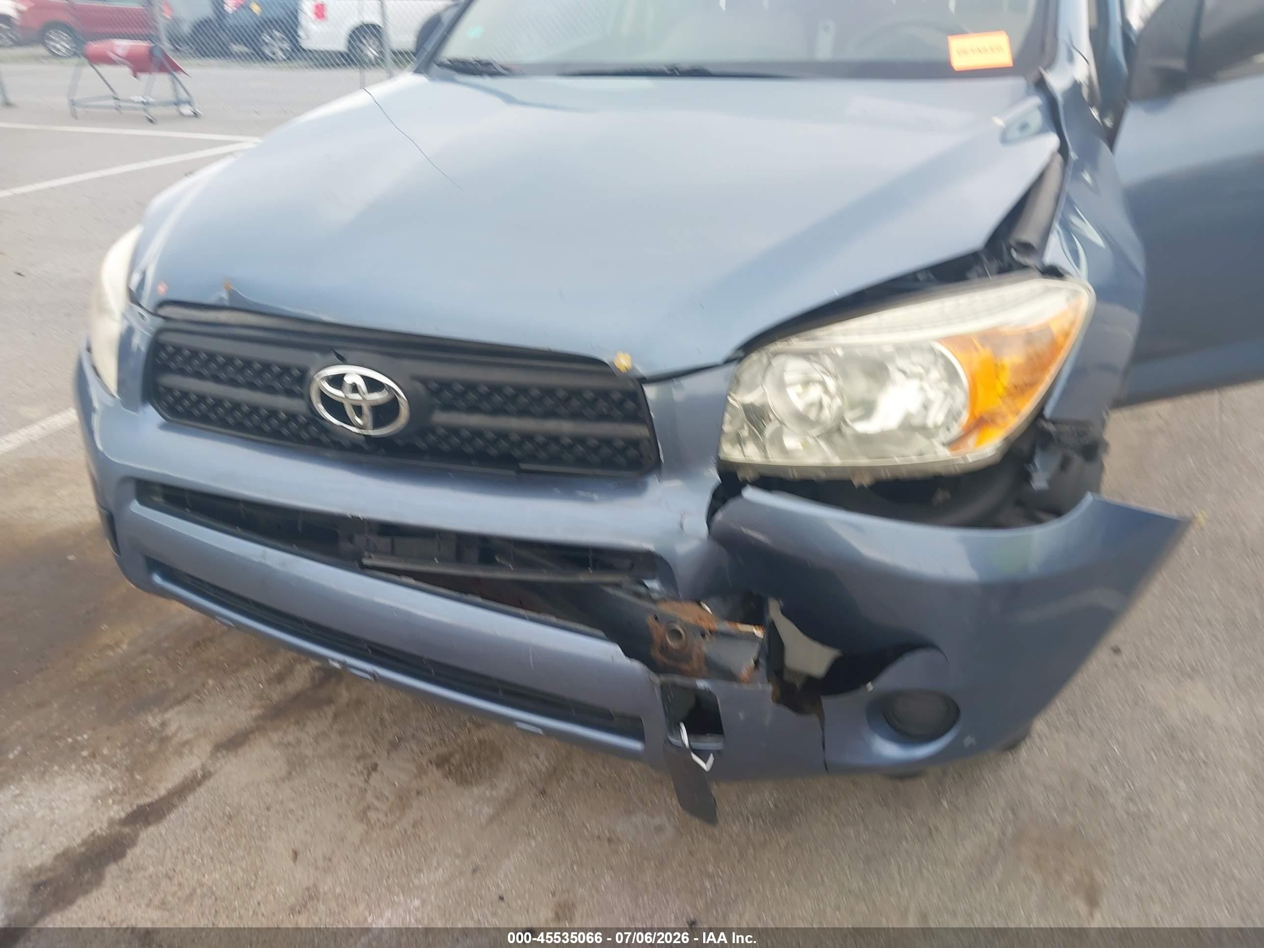 2008 Toyota Rav4 Blue vin: JTMZD33V486058576