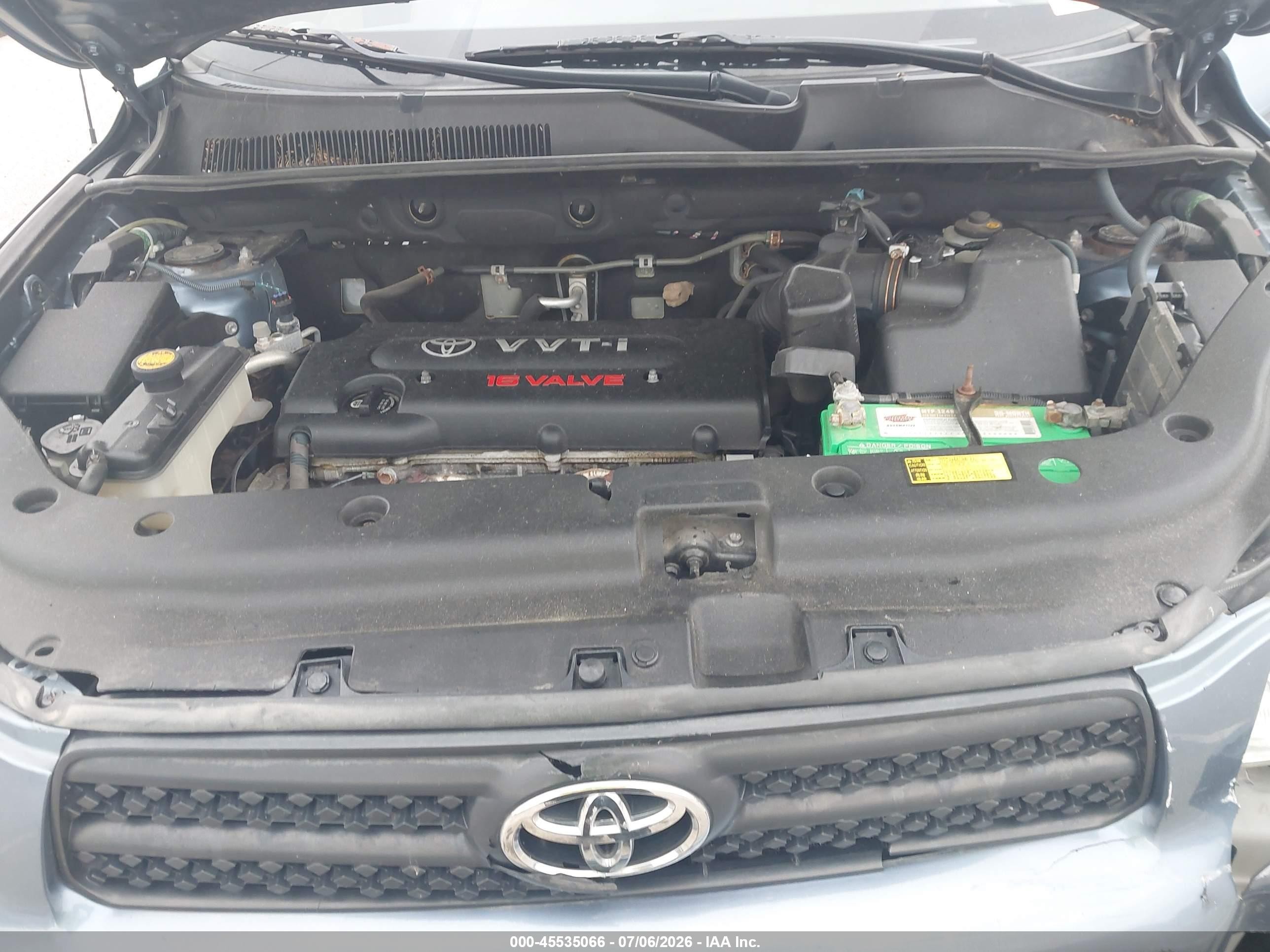 2008 Toyota Rav4 Blue vin: JTMZD33V486058576