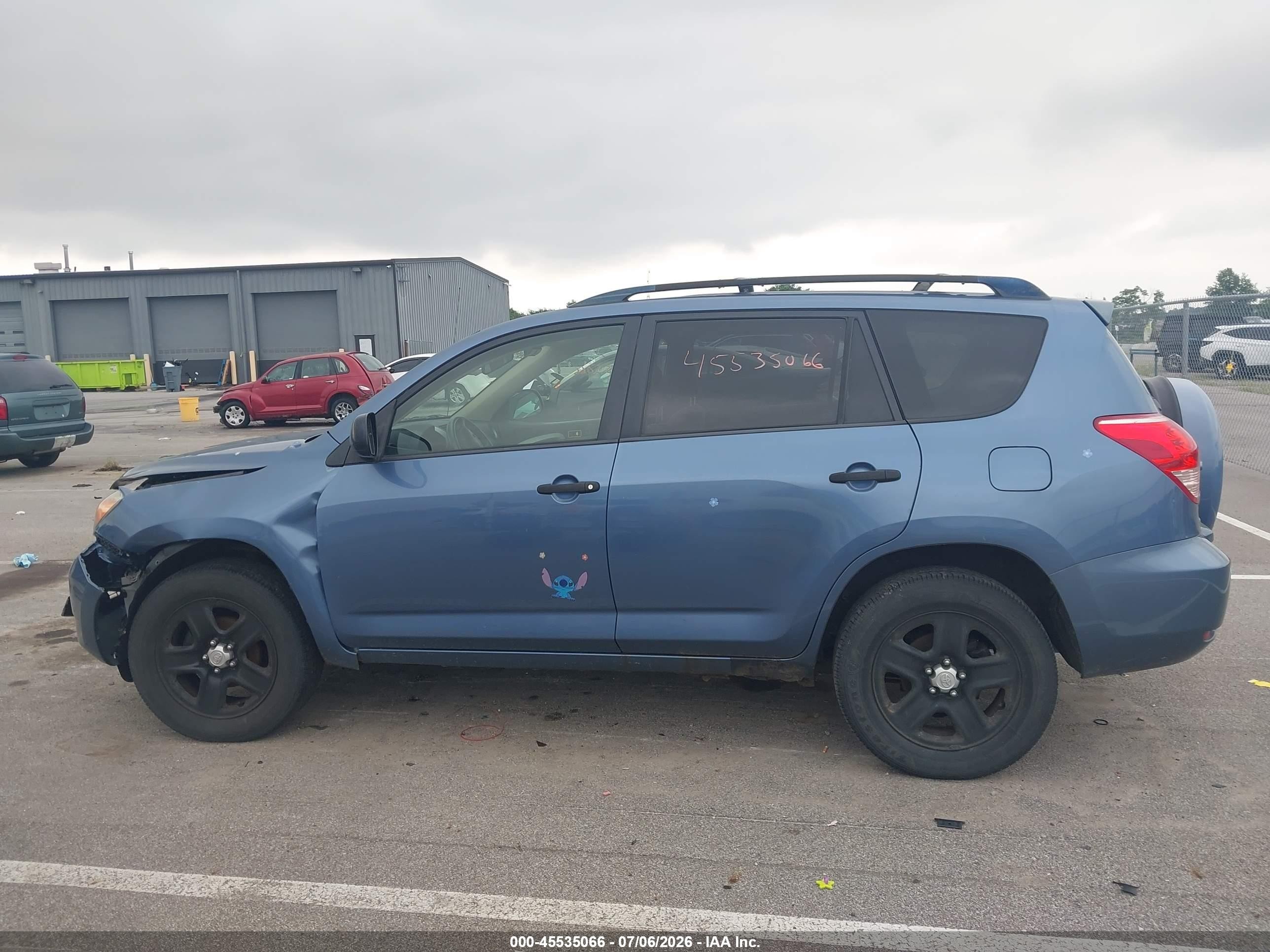 2008 Toyota Rav4 Blue vin: JTMZD33V486058576