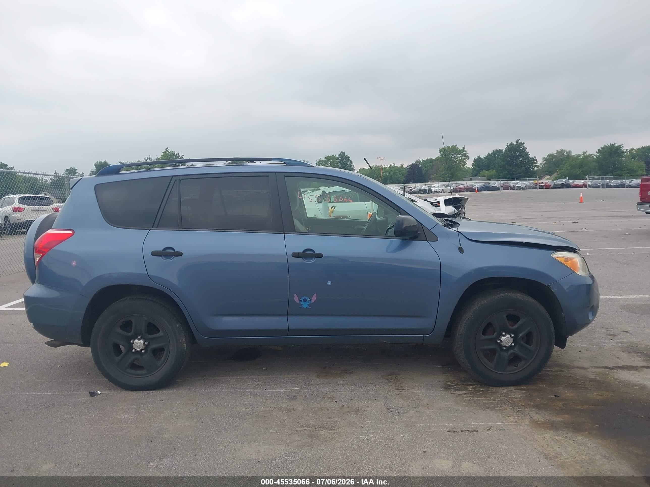 2008 Toyota Rav4 Blue vin: JTMZD33V486058576