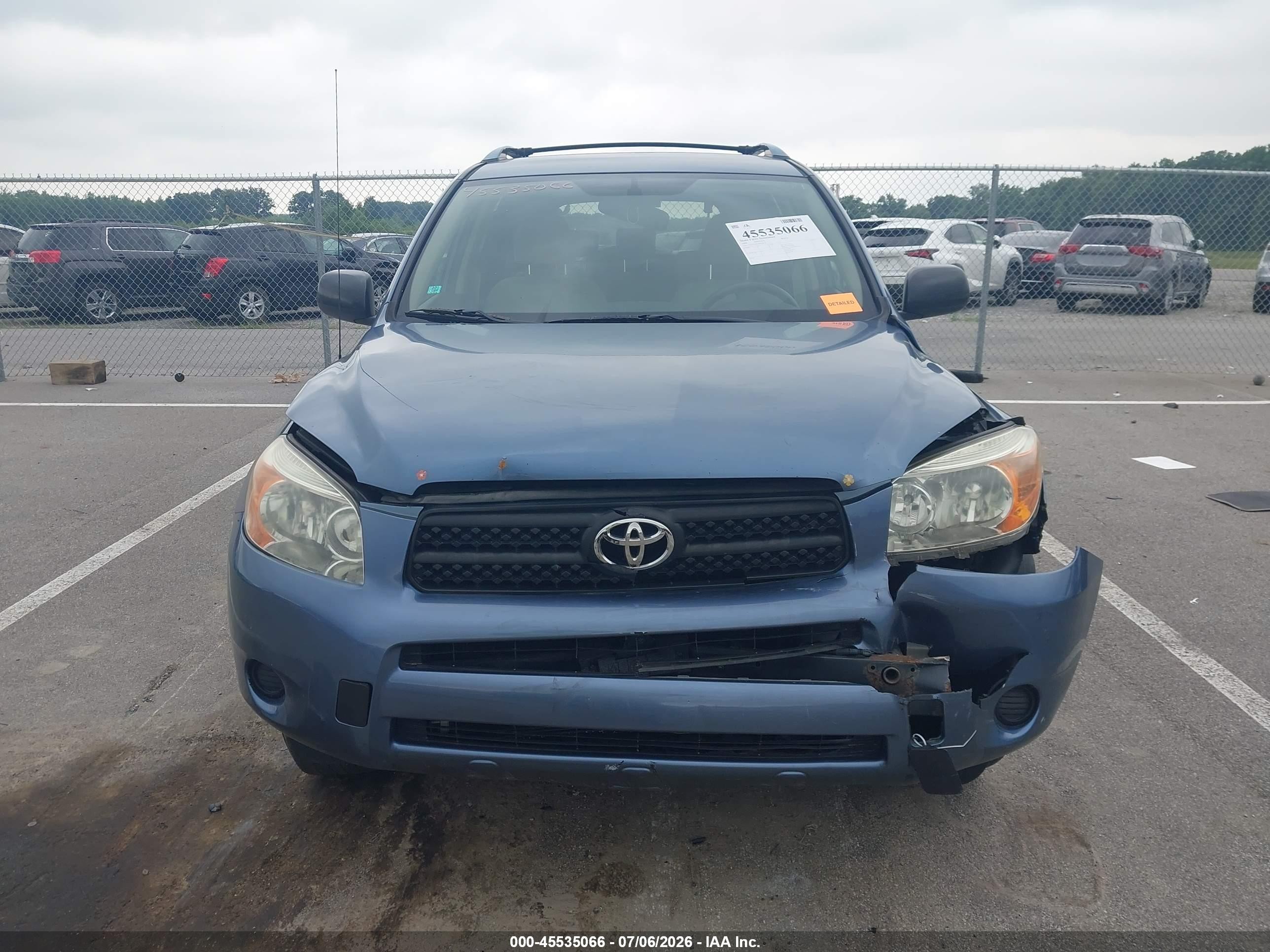 2008 Toyota Rav4 Blue vin: JTMZD33V486058576