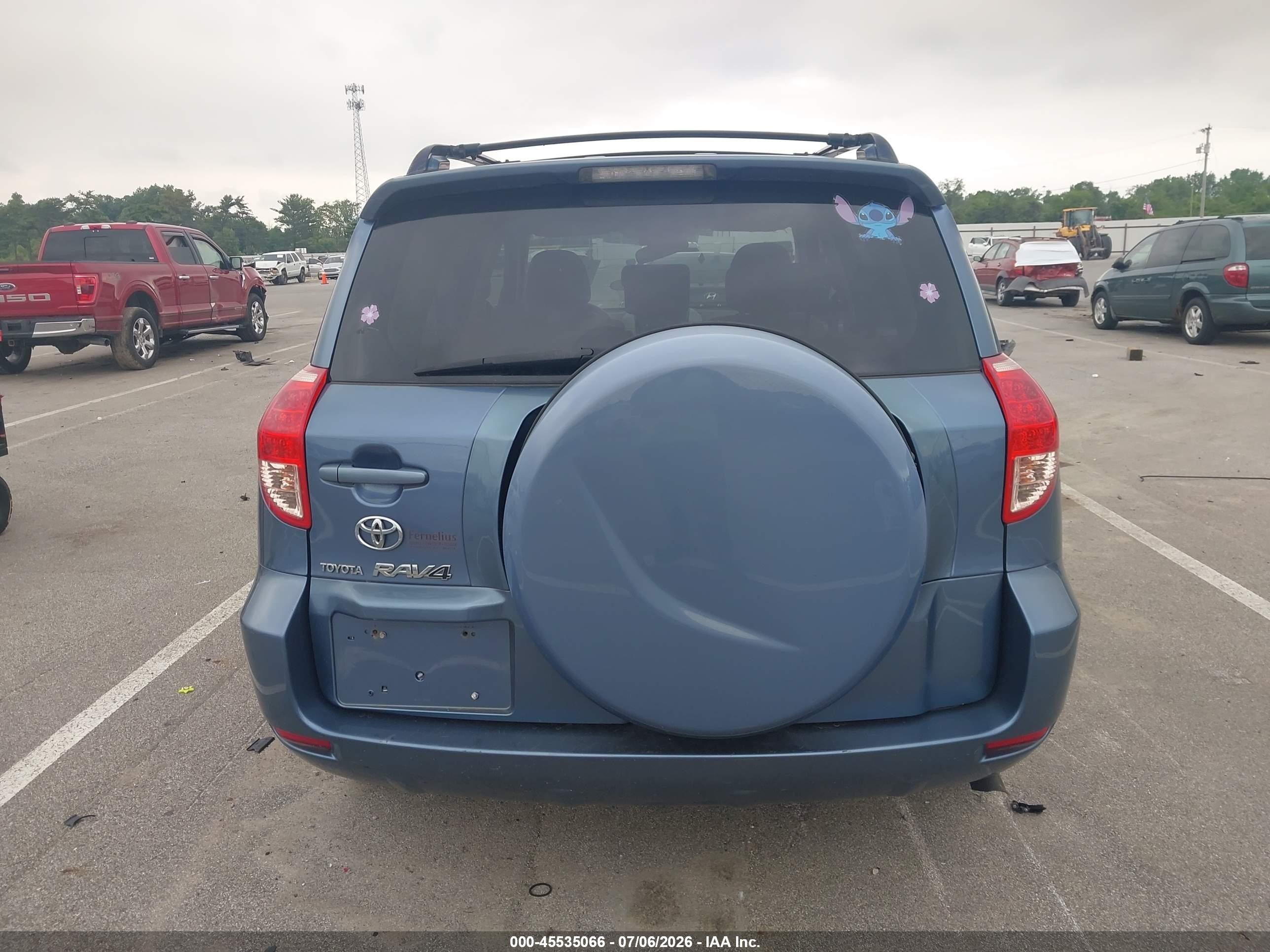 2008 Toyota Rav4 Blue vin: JTMZD33V486058576