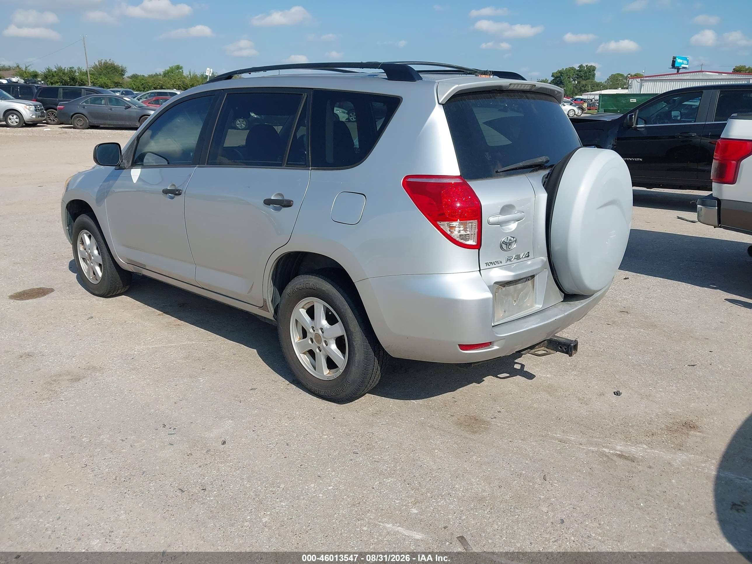 2008 Toyota Rav4   Silver vin: JTMZD33V486064281