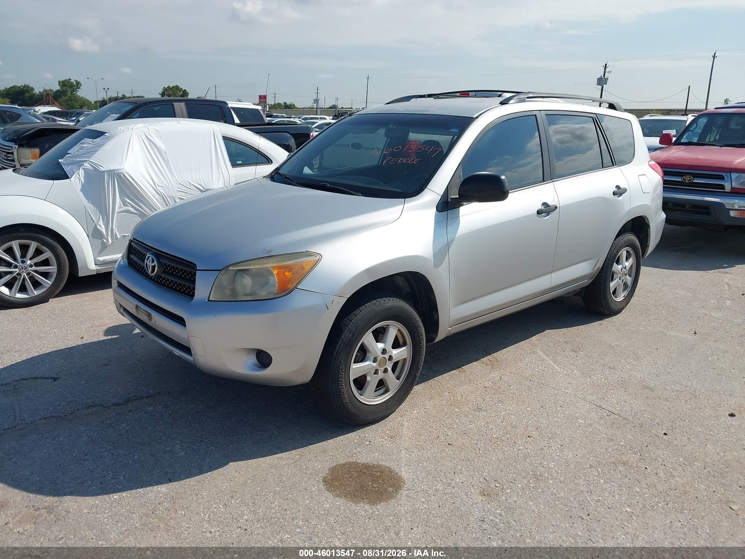 2008 Toyota Rav4   Silver vin: JTMZD33V486064281