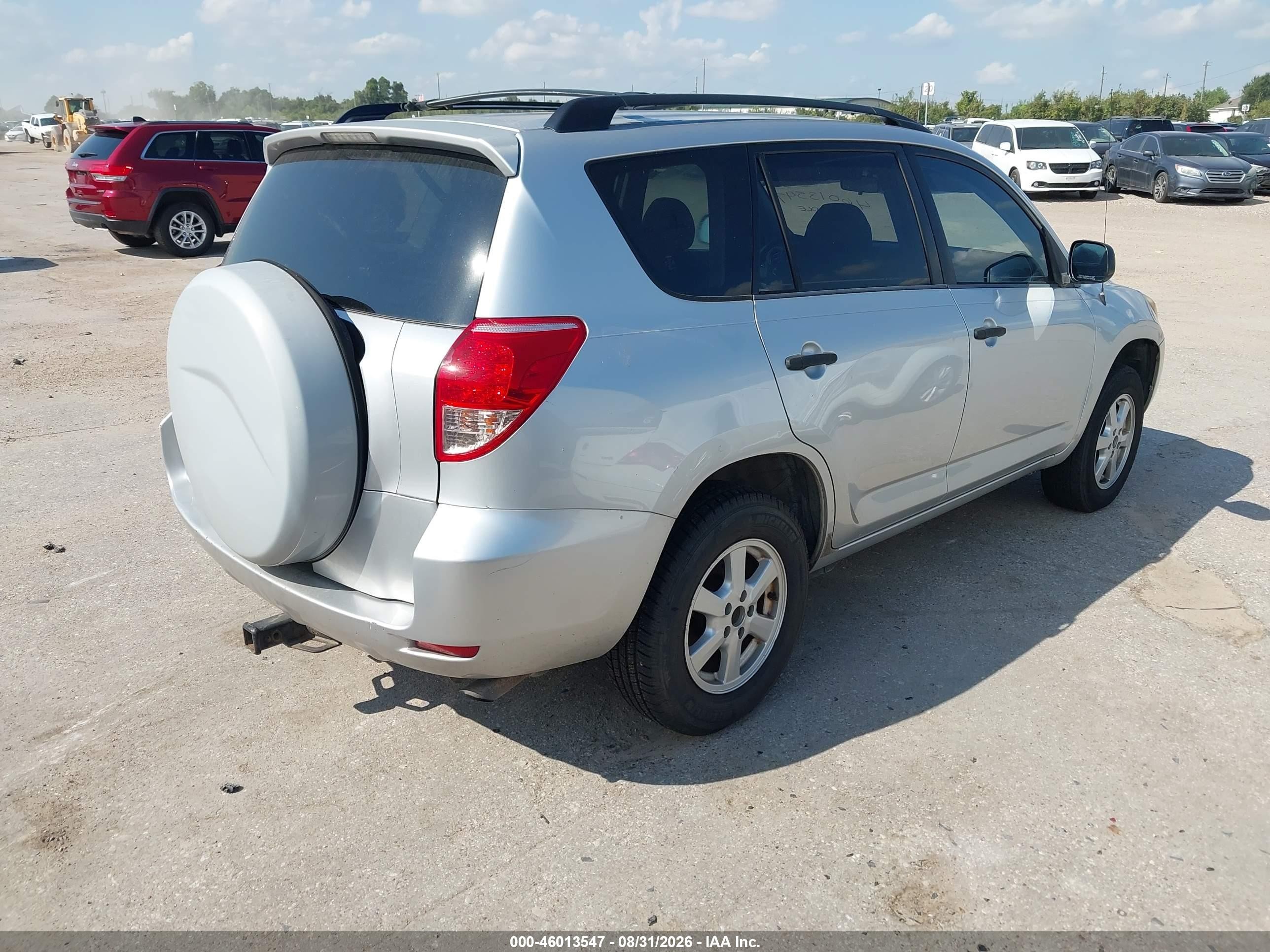 2008 Toyota Rav4   Silver vin: JTMZD33V486064281