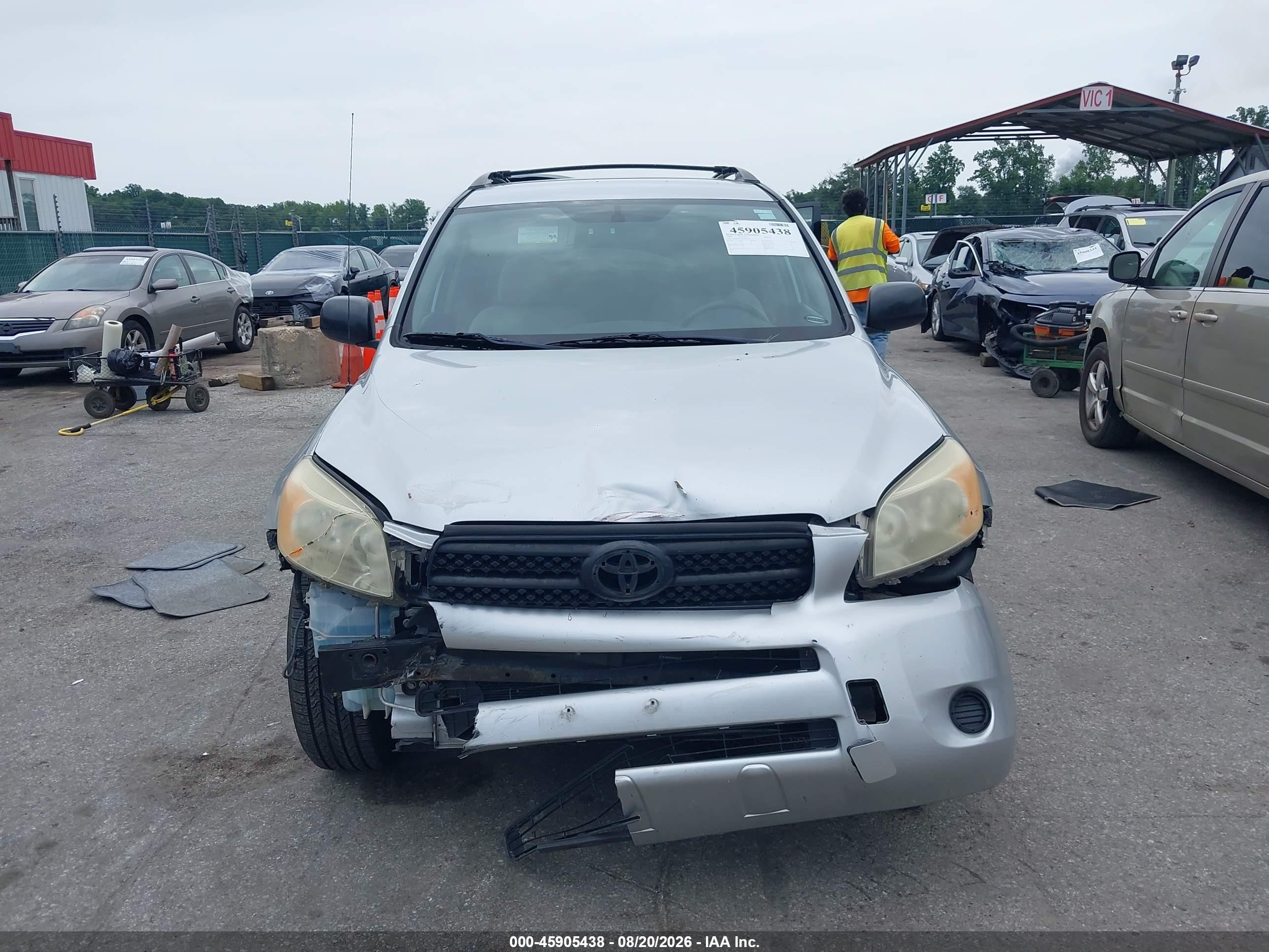 2006 Toyota Rav4   Silver vin: JTMZD33V565020728