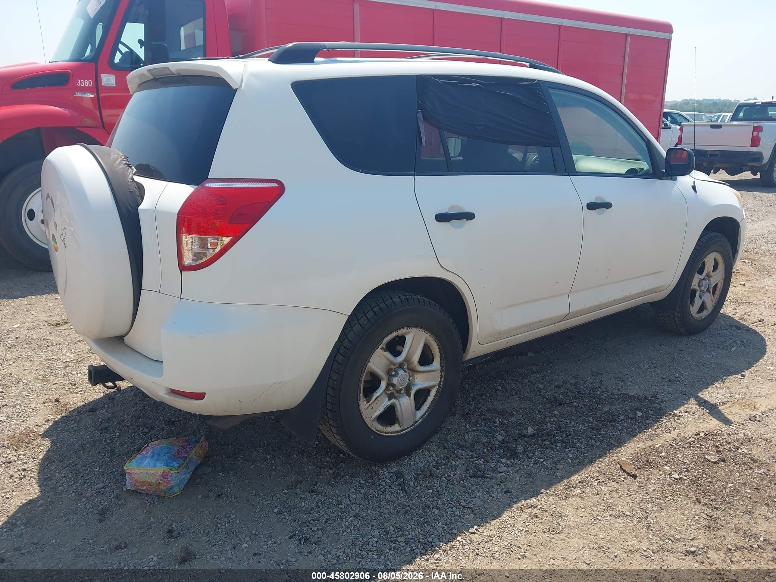 2007 Toyota Rav4   Белый vin: JTMZD33V575045615