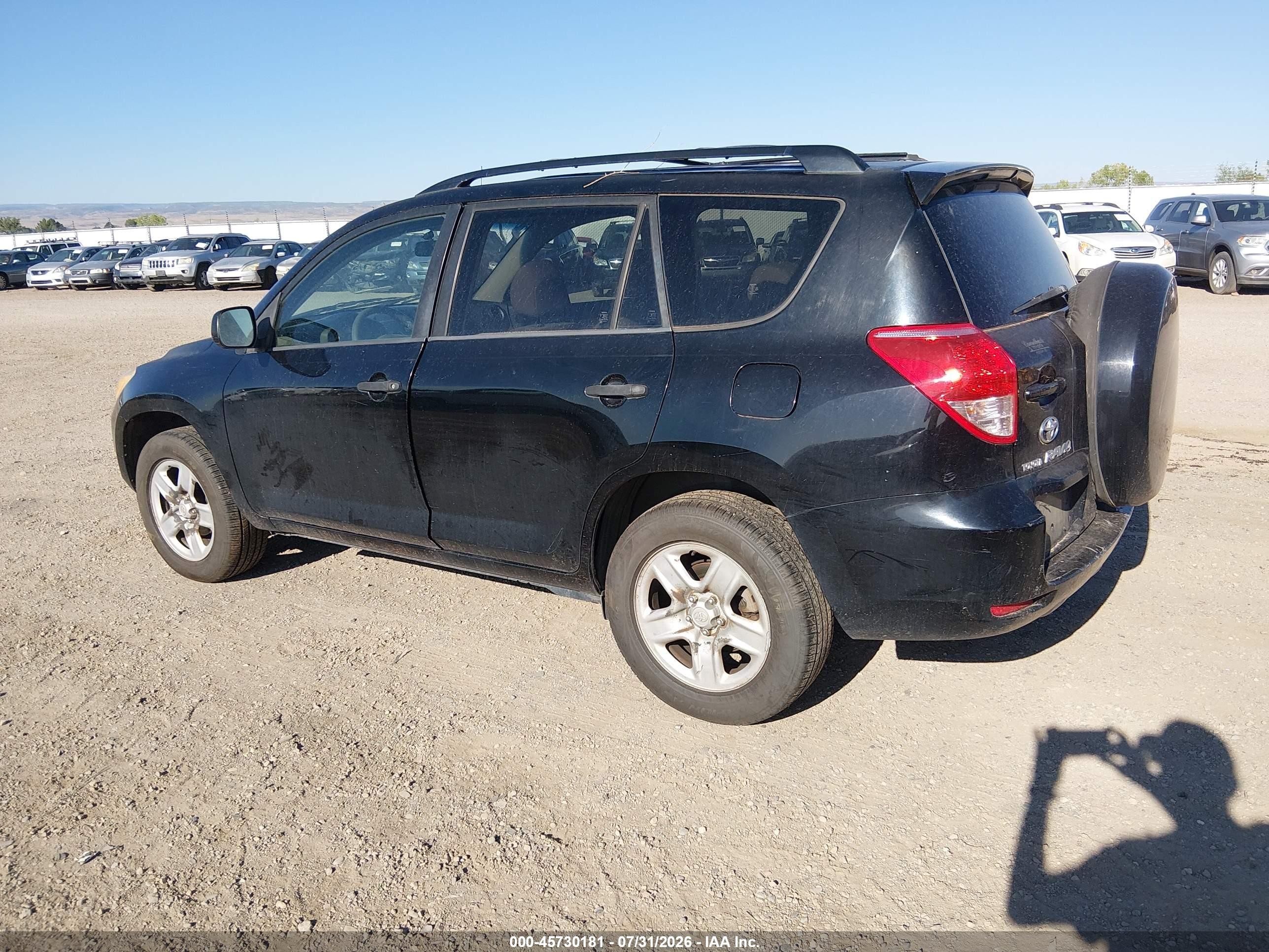 2007 Toyota Rav4   Черный vin: JTMZD33V576033152