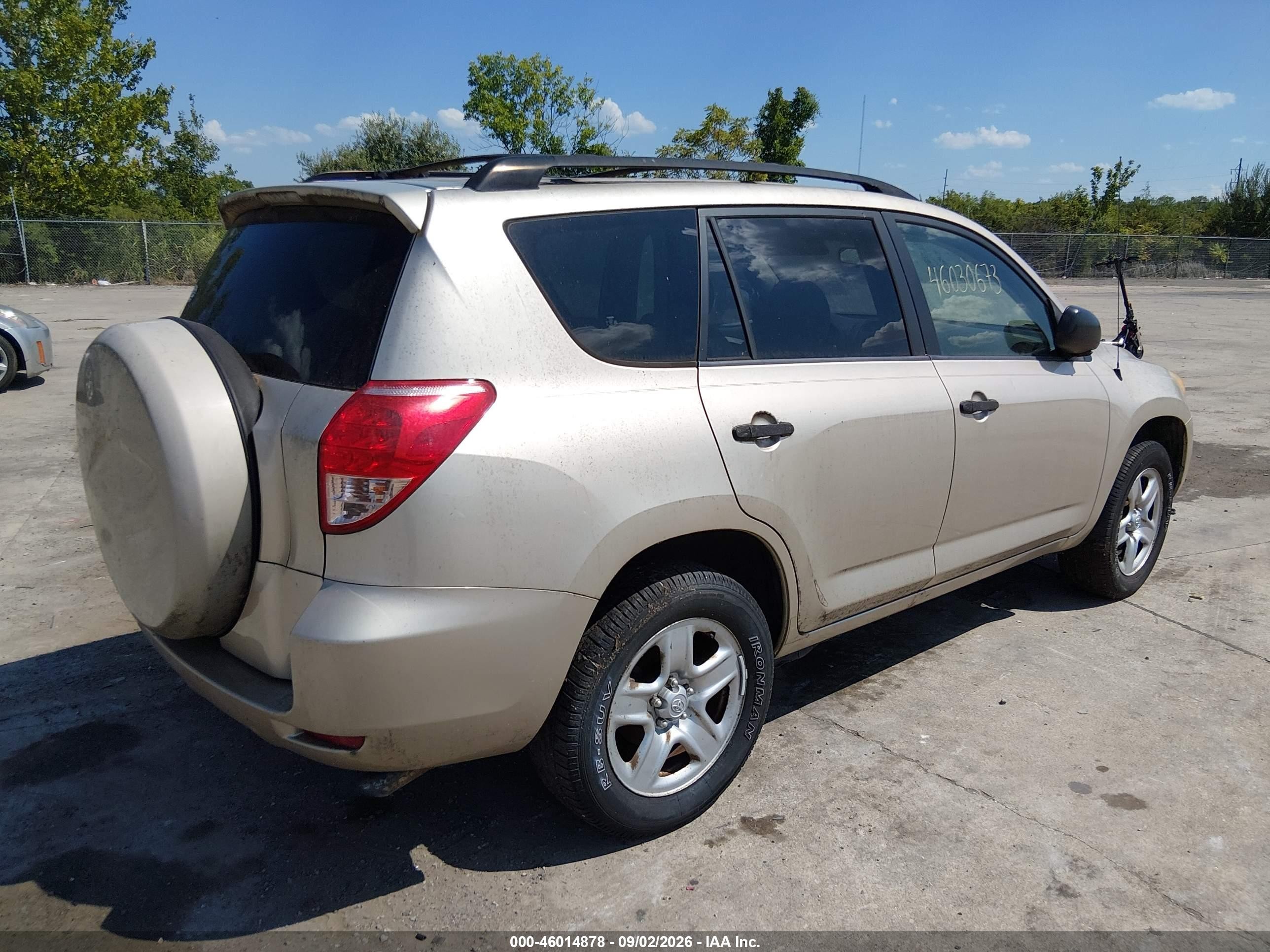 2007 Toyota Rav4   Gold vin: JTMZD33V576034950