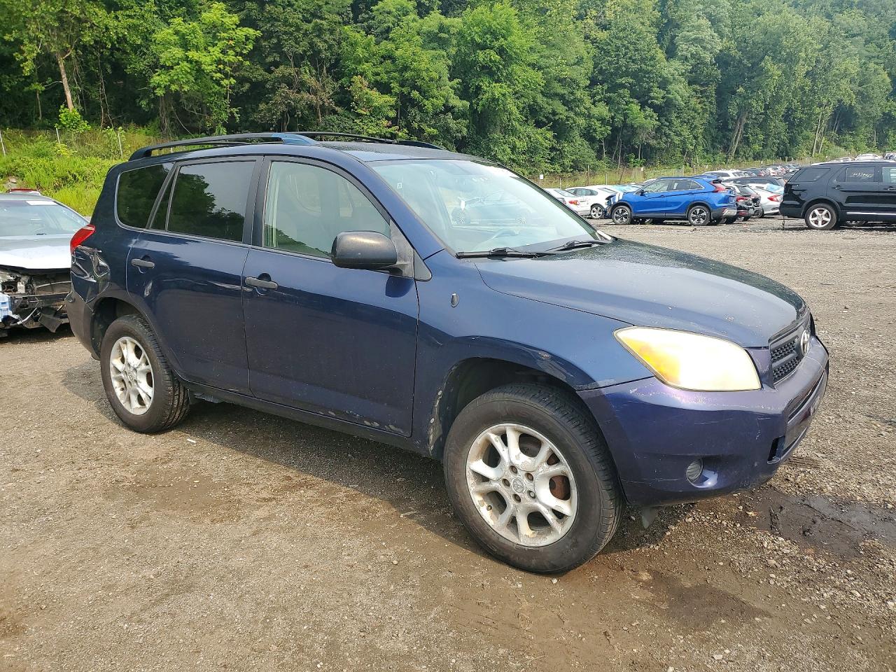 2007 Toyota Rav4 Base Blue vin: JTMZD33V576049142