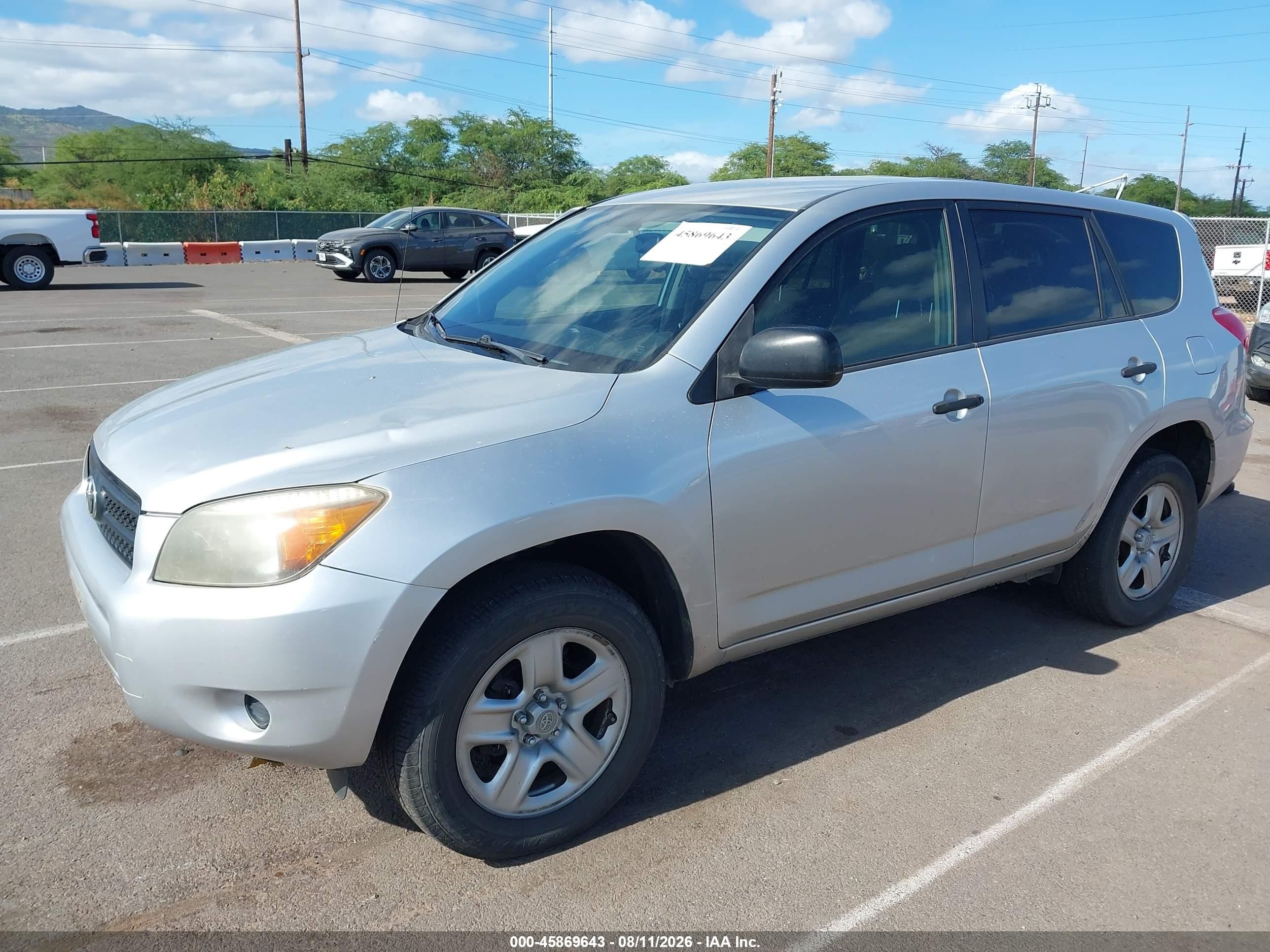 2008 Toyota Rav4   Silver vin: JTMZD33V585089762