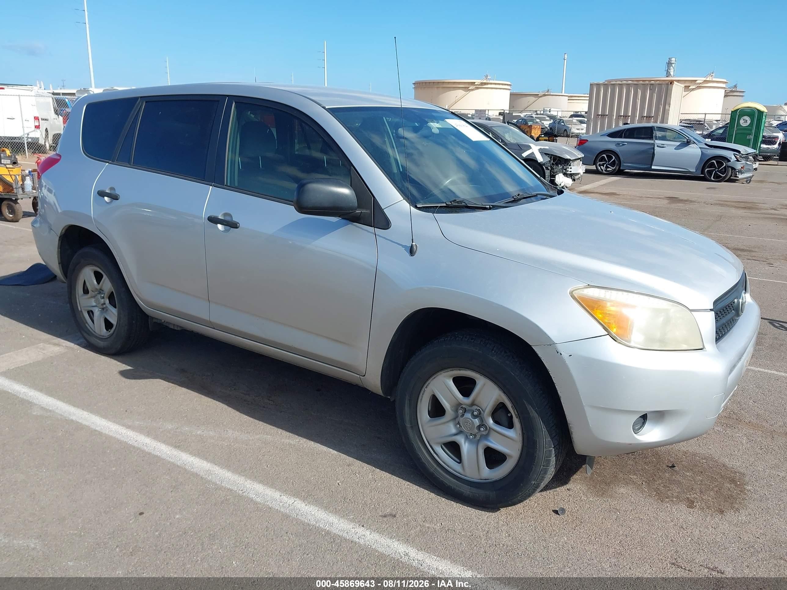2008 Toyota Rav4   Silver vin: JTMZD33V585089762