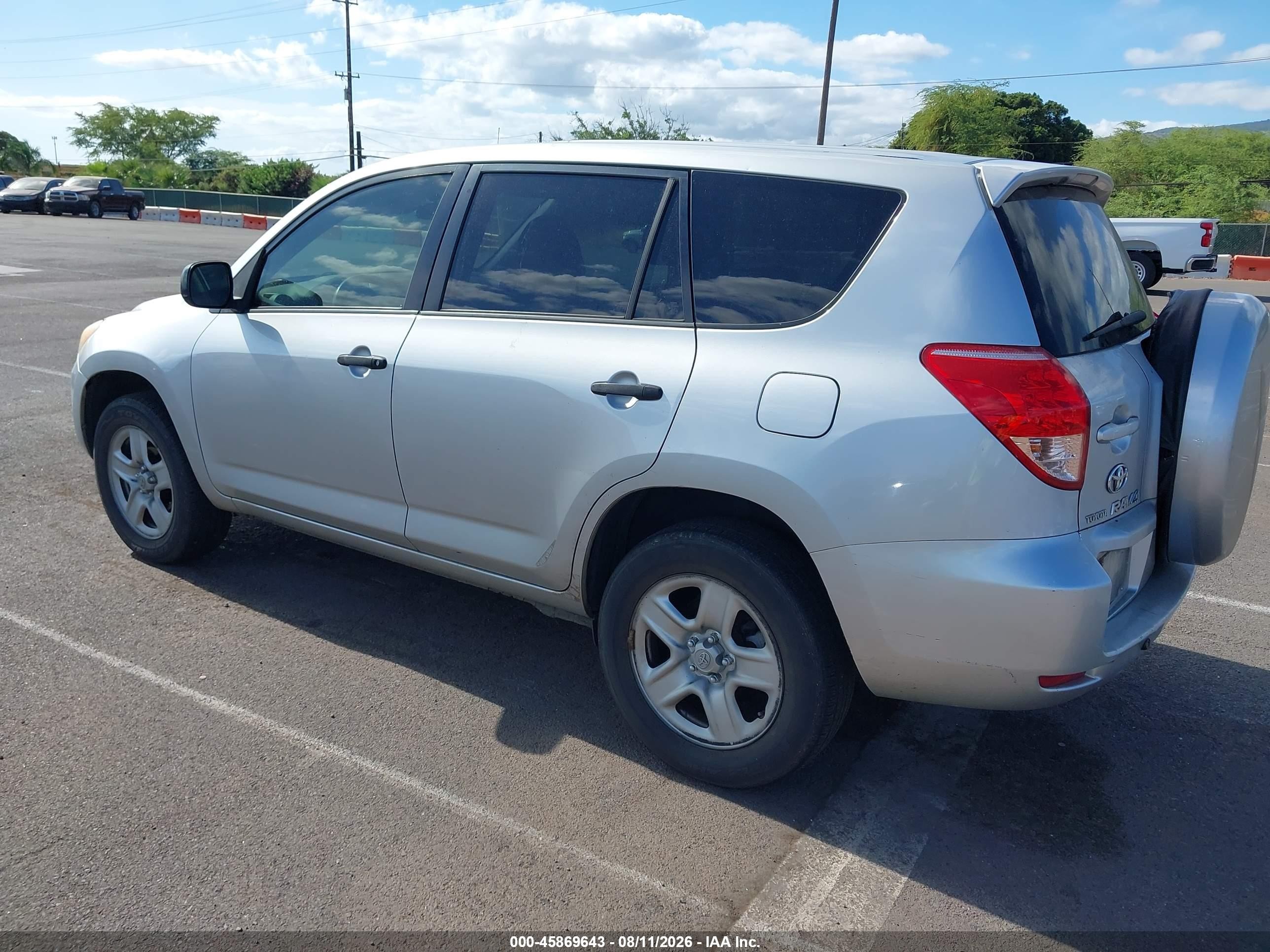2008 Toyota Rav4   Silver vin: JTMZD33V585089762