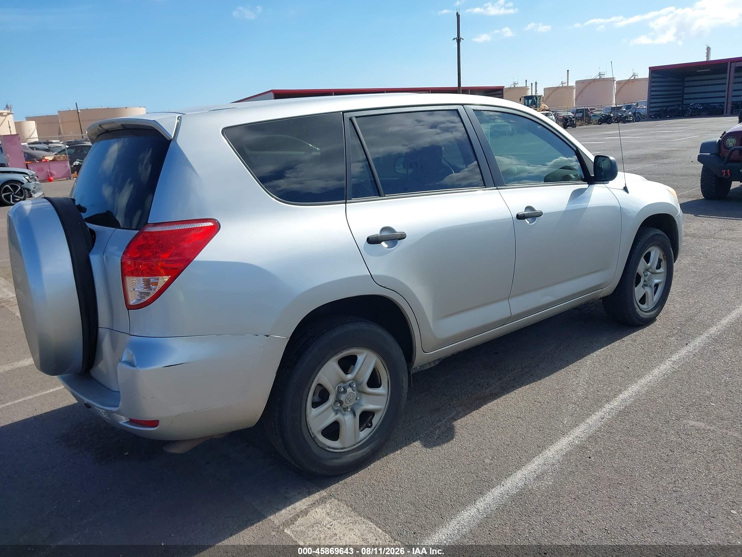 2008 Toyota Rav4   Silver vin: JTMZD33V585089762