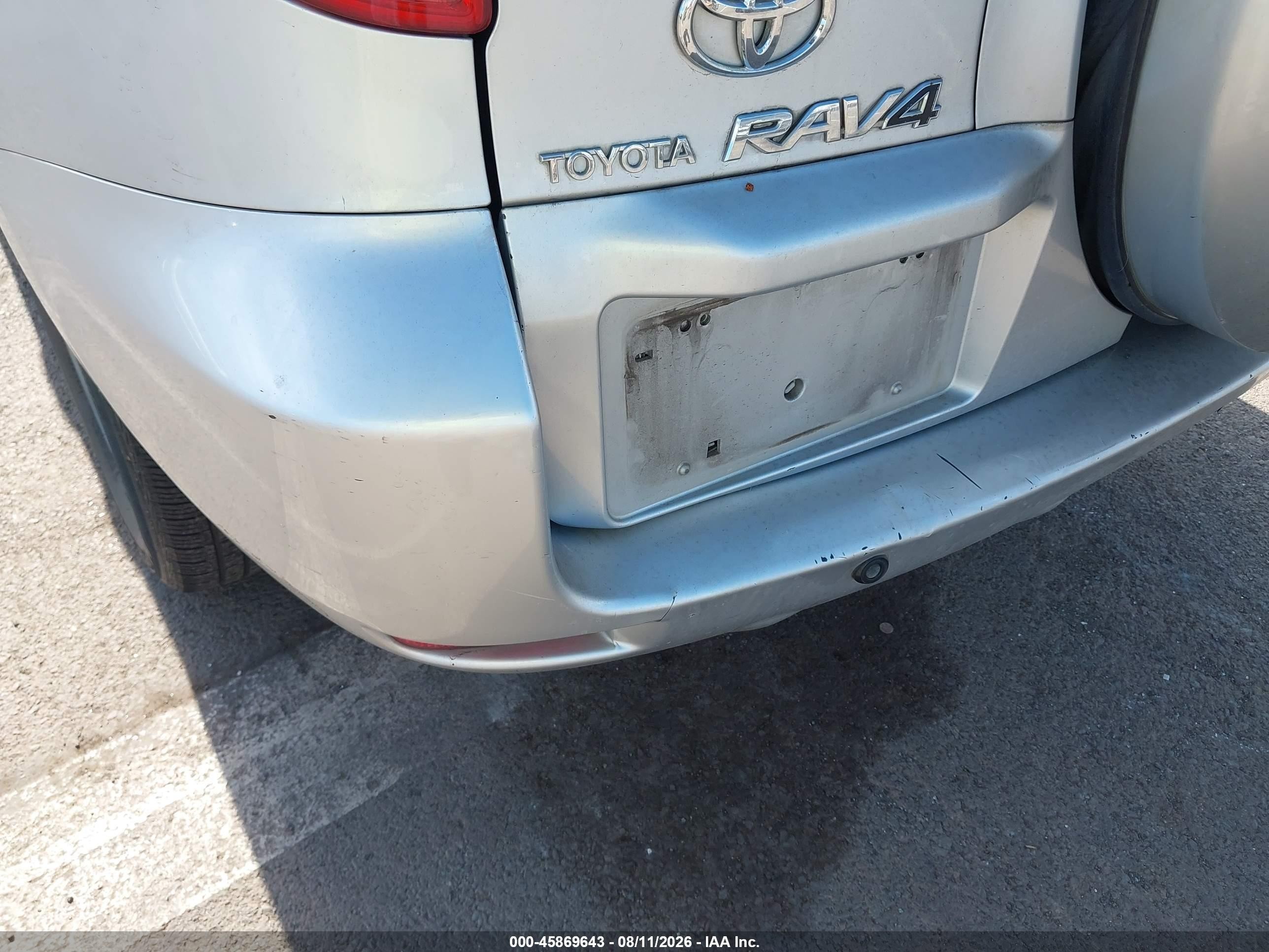 2008 Toyota Rav4   Silver vin: JTMZD33V585089762