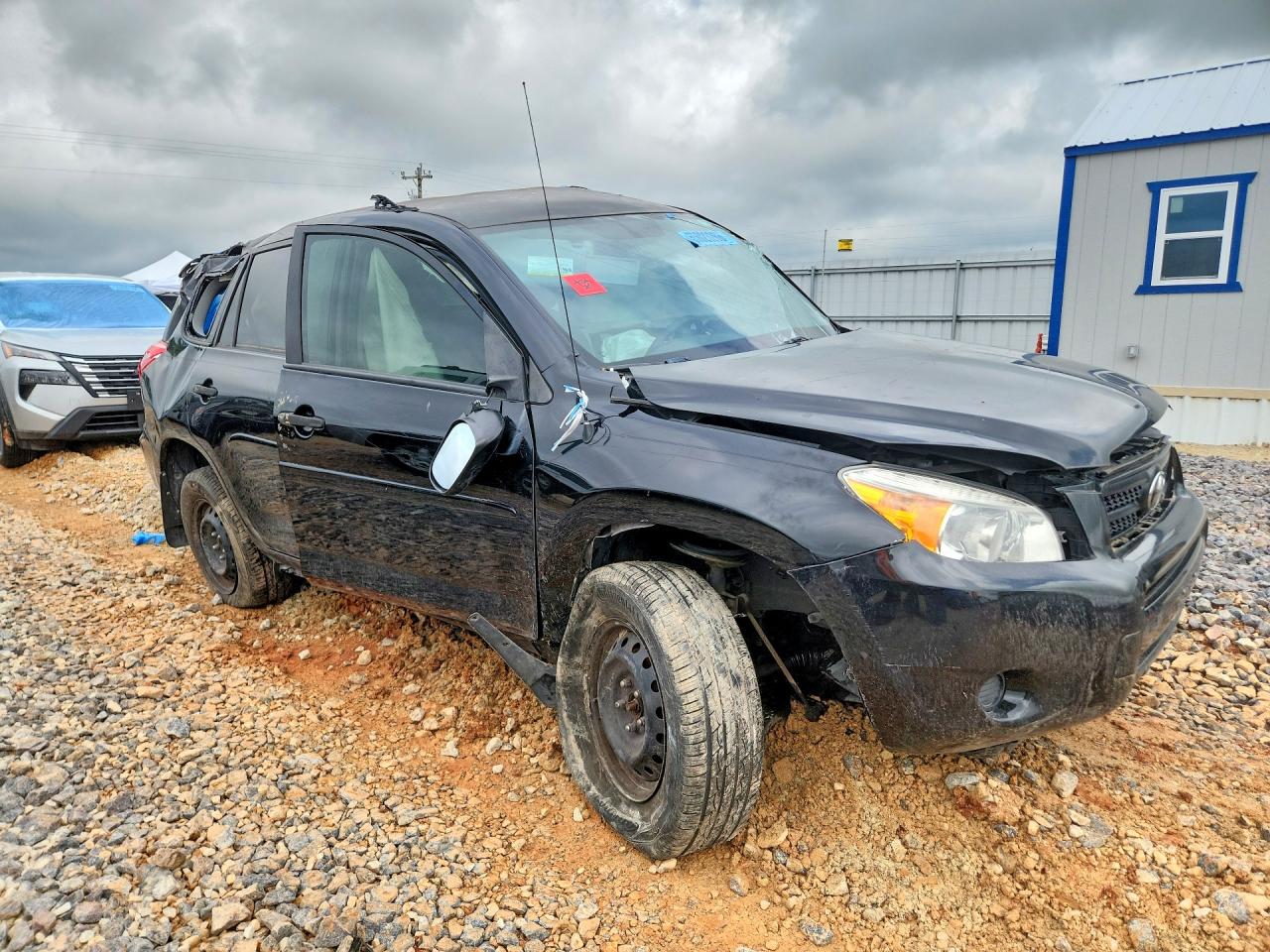 2008 Toyota Rav4 Base Black vin: JTMZD33V585105460