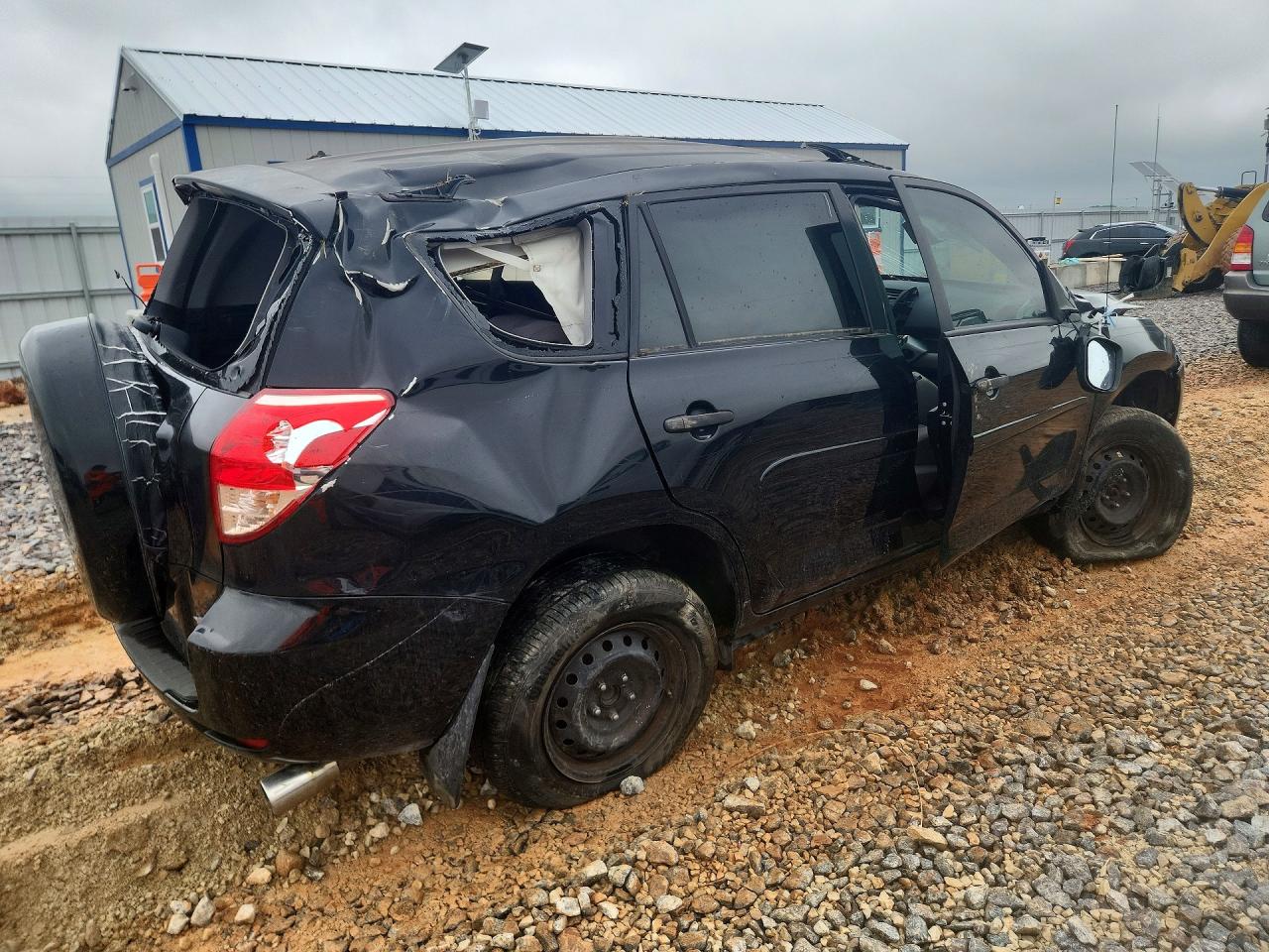 2008 Toyota Rav4 Base Black vin: JTMZD33V585105460