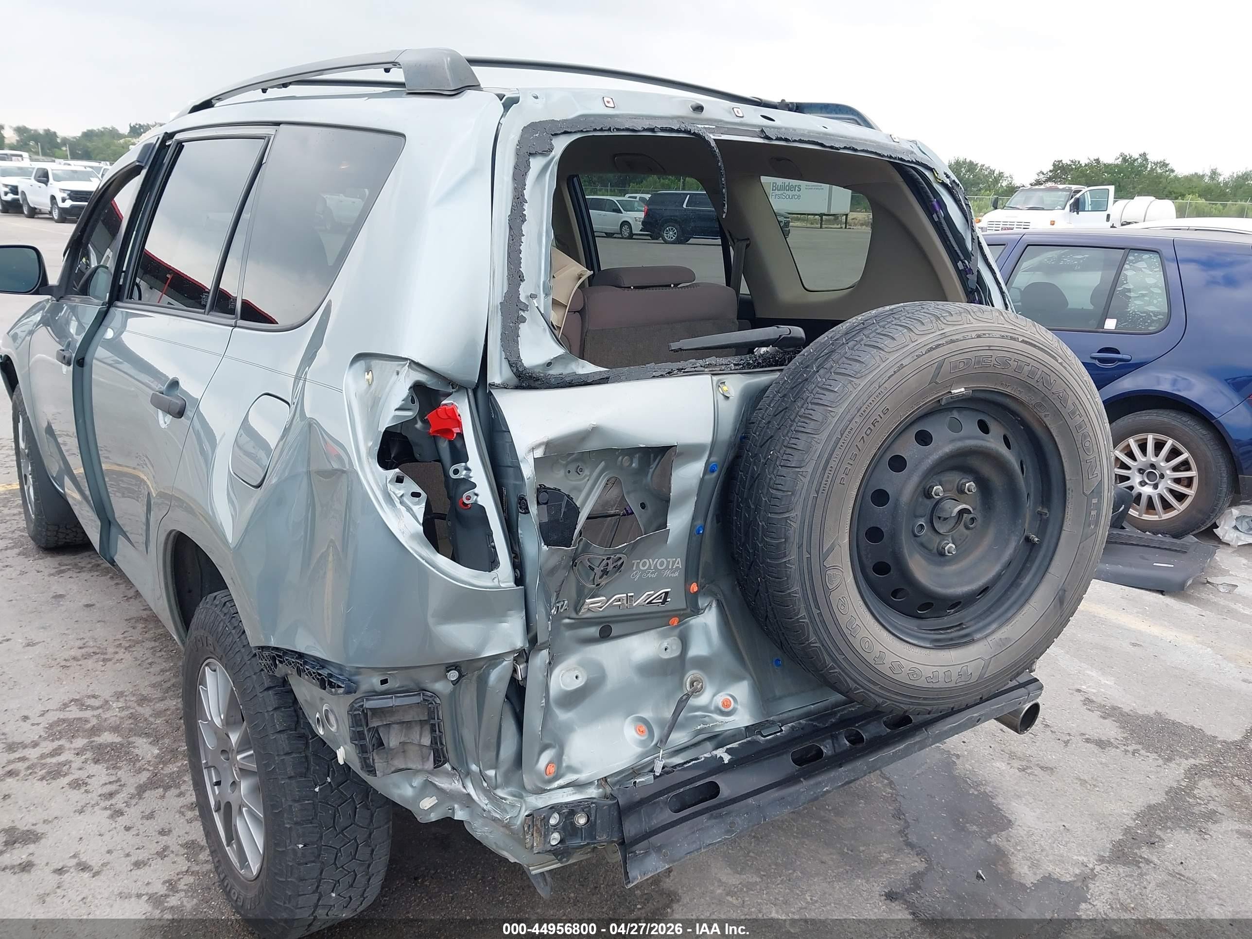 2008 Toyota Rav4   Silver vin: JTMZD33V586061289