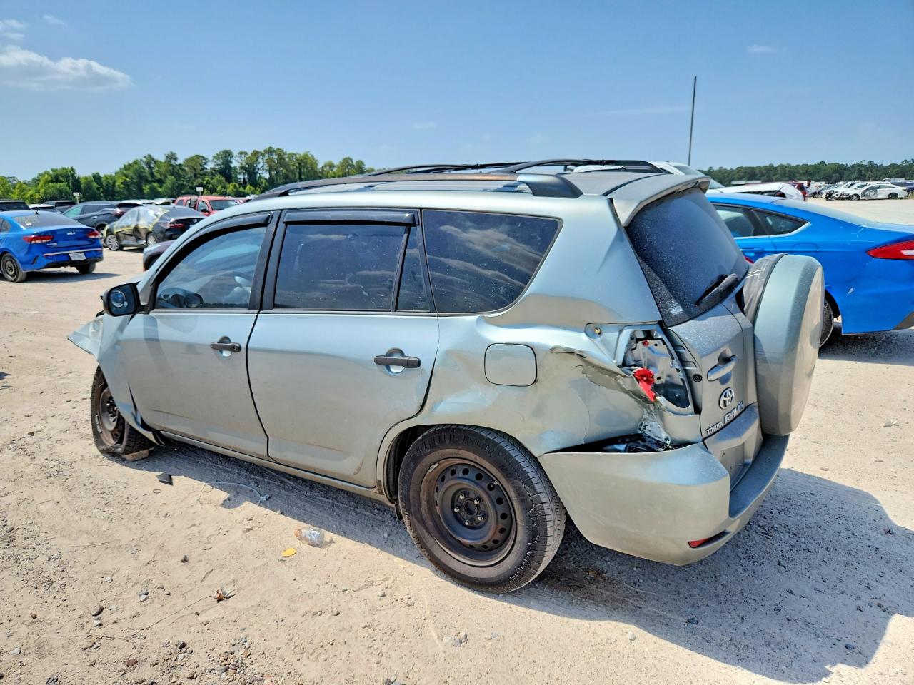 2008 Toyota Rav4 Base Teal vin: JTMZD33V586065472