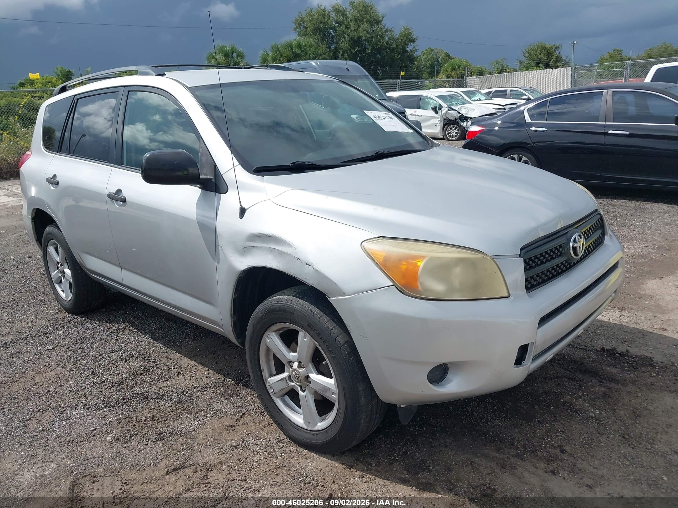 2008 Toyota Rav4   Silver vin: JTMZD33V586065620