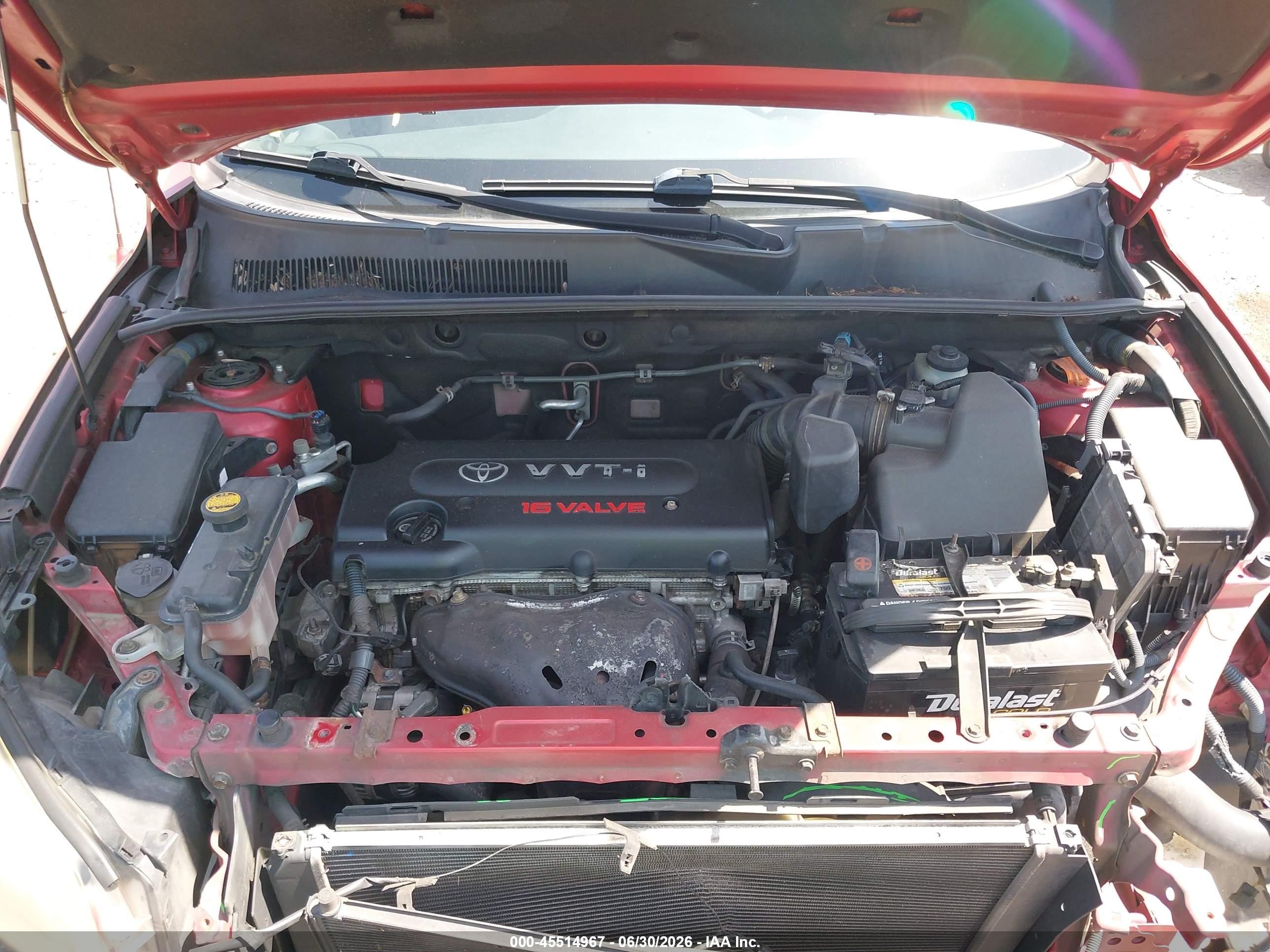 2006 Toyota Rav4   Red vin: JTMZD33V665022813