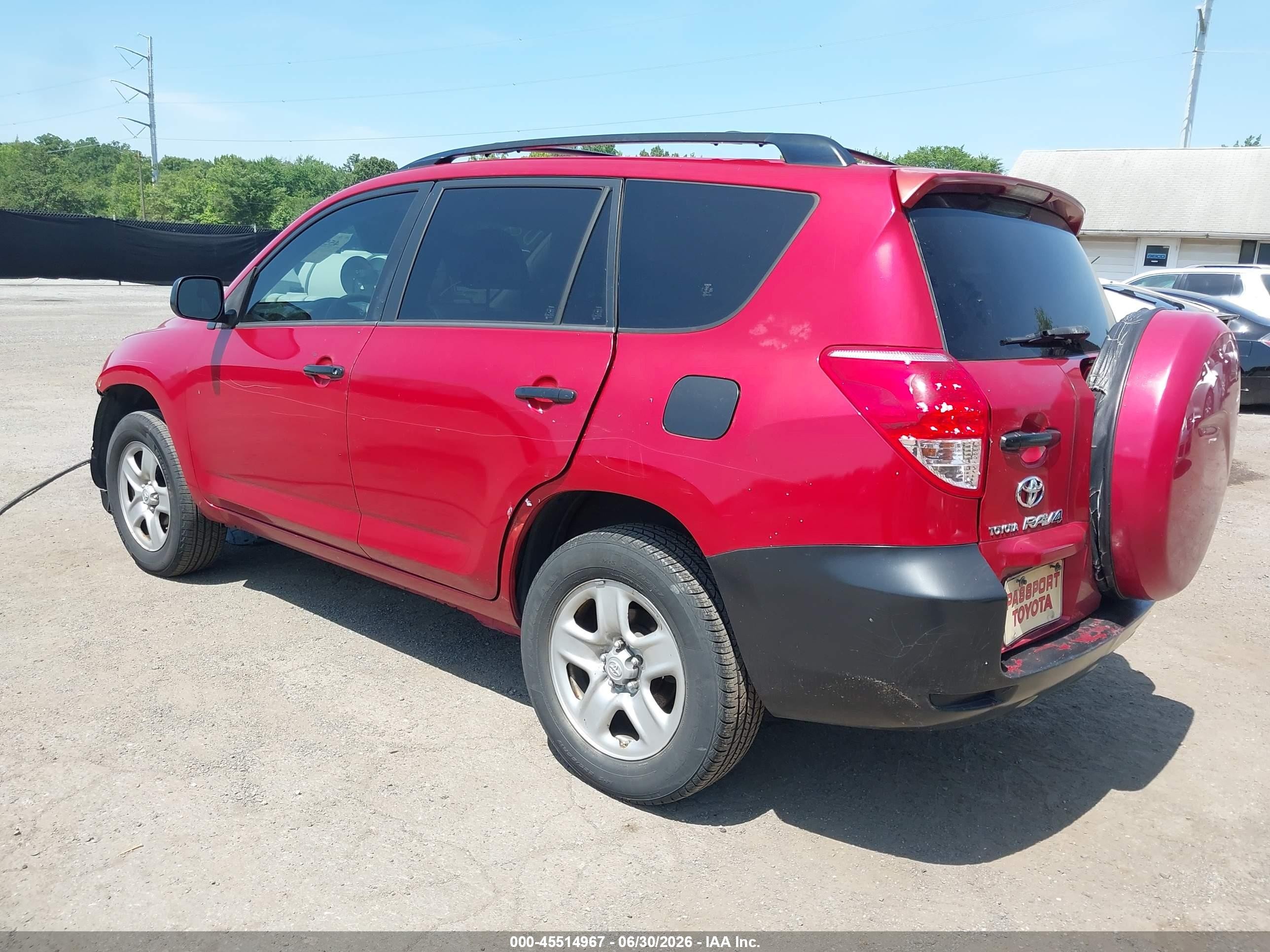 2006 Toyota Rav4   Red vin: JTMZD33V665022813