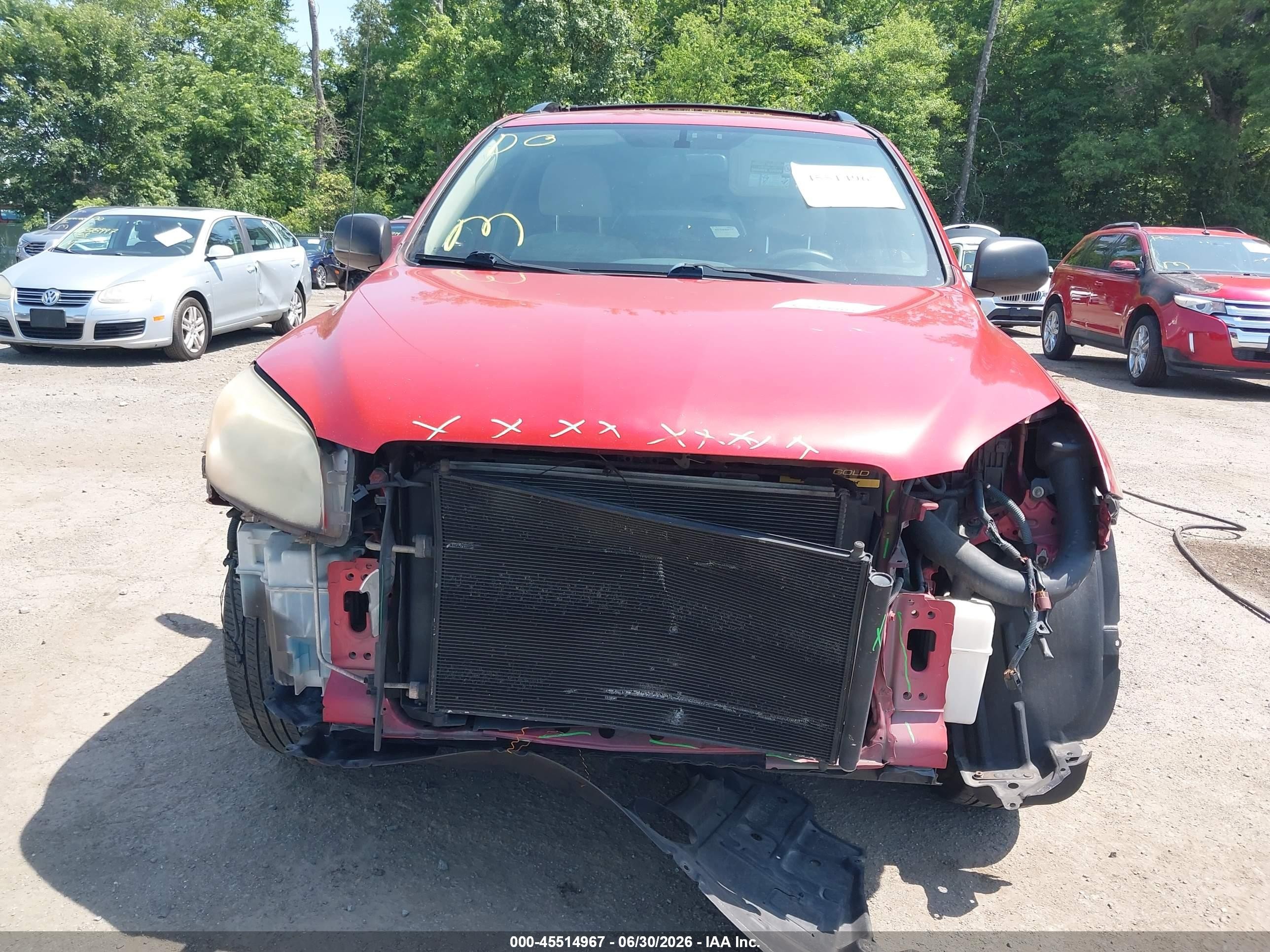 2006 Toyota Rav4   Red vin: JTMZD33V665022813