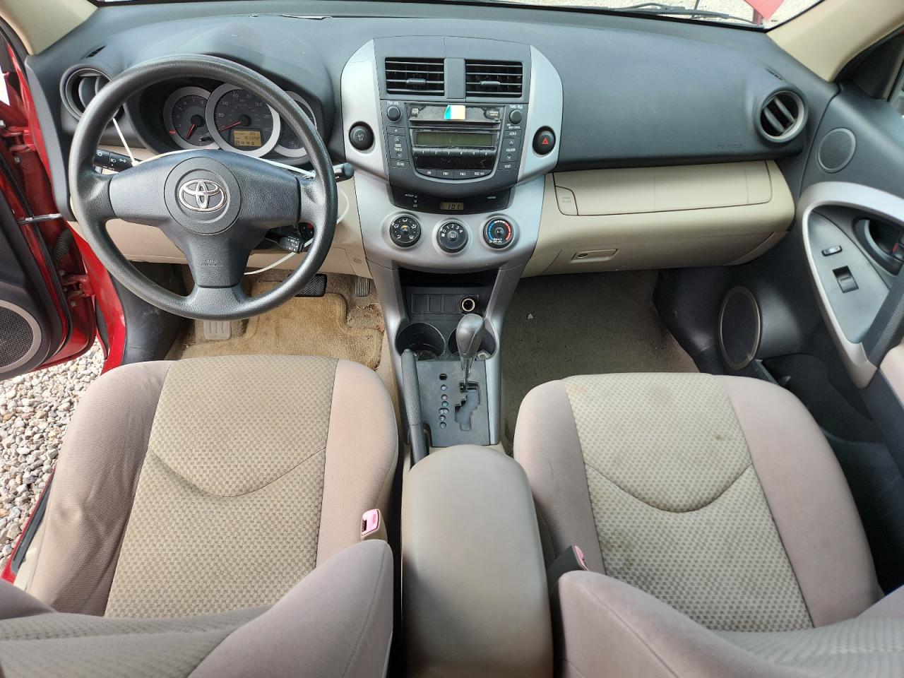 2006 Toyota Rav4 Base Red vin: JTMZD33V665028255
