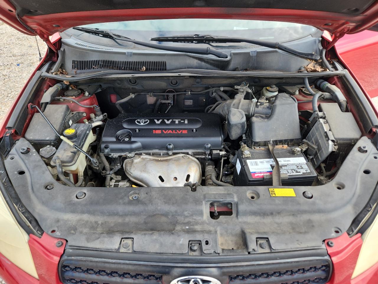 2006 Toyota Rav4 Base Red vin: JTMZD33V665028255