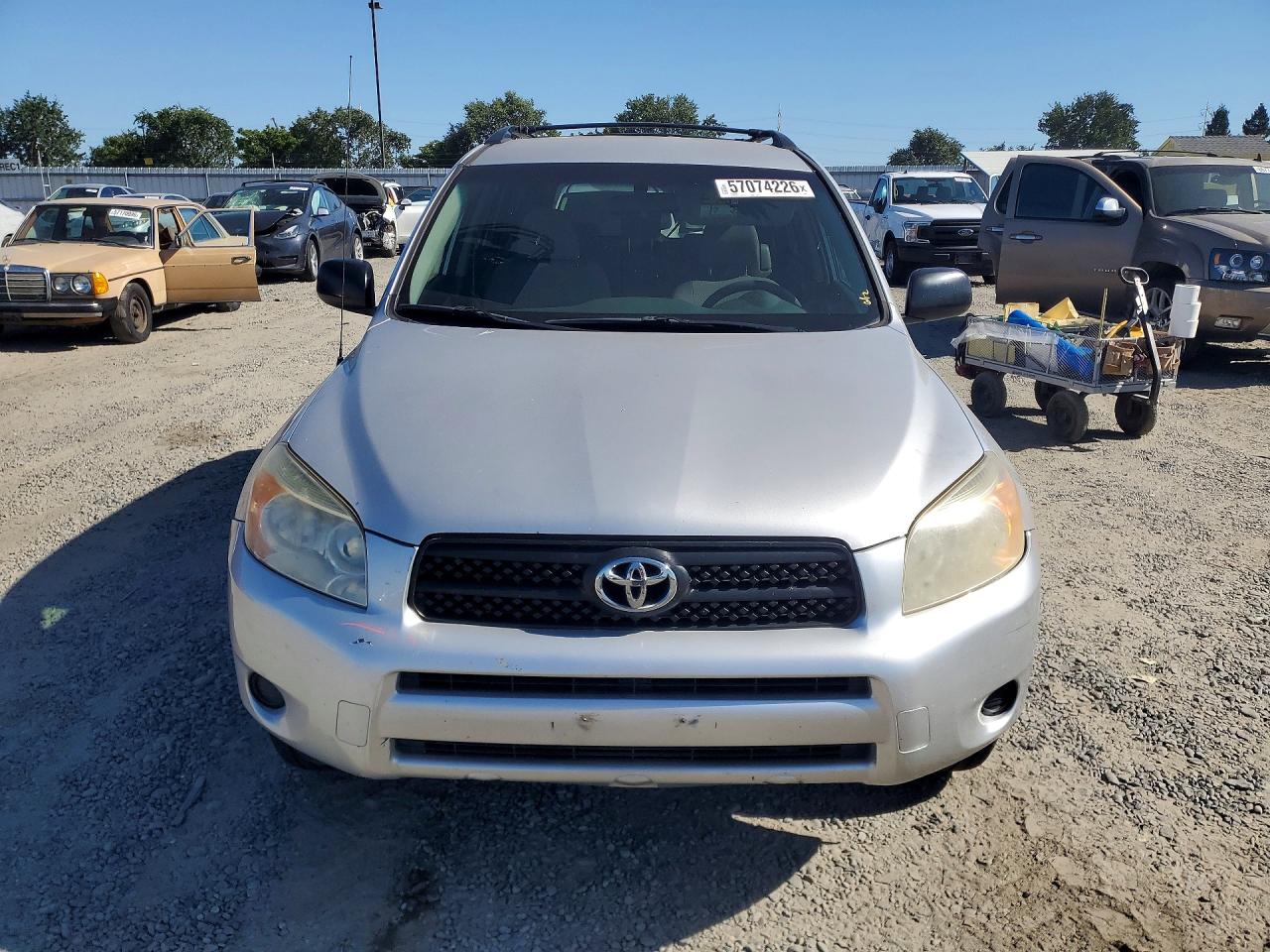 2007 Toyota Rav4 Base Silver vin: JTMZD33V675035580