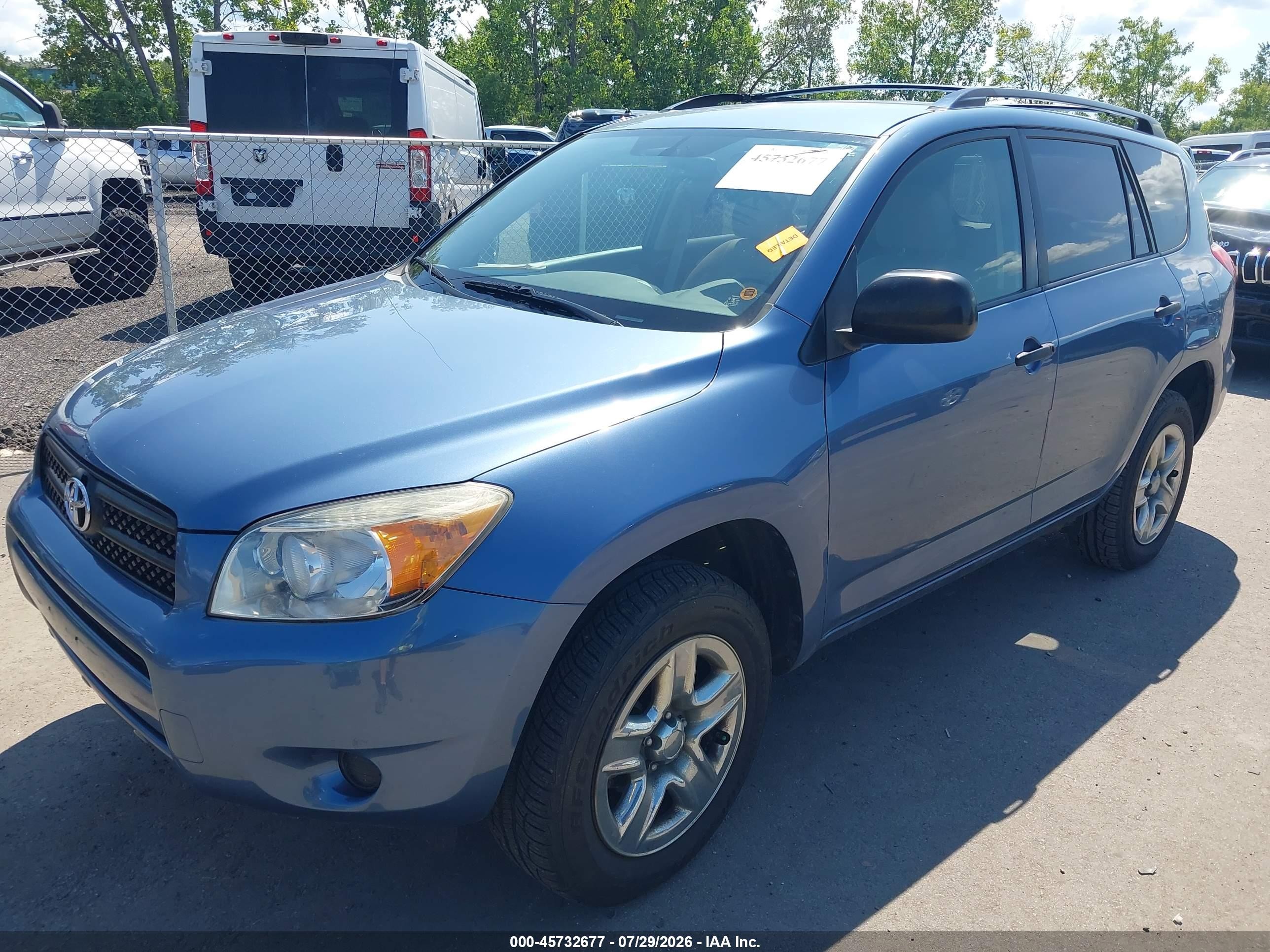 2007 Toyota Rav4   Синий vin: JTMZD33V675057143