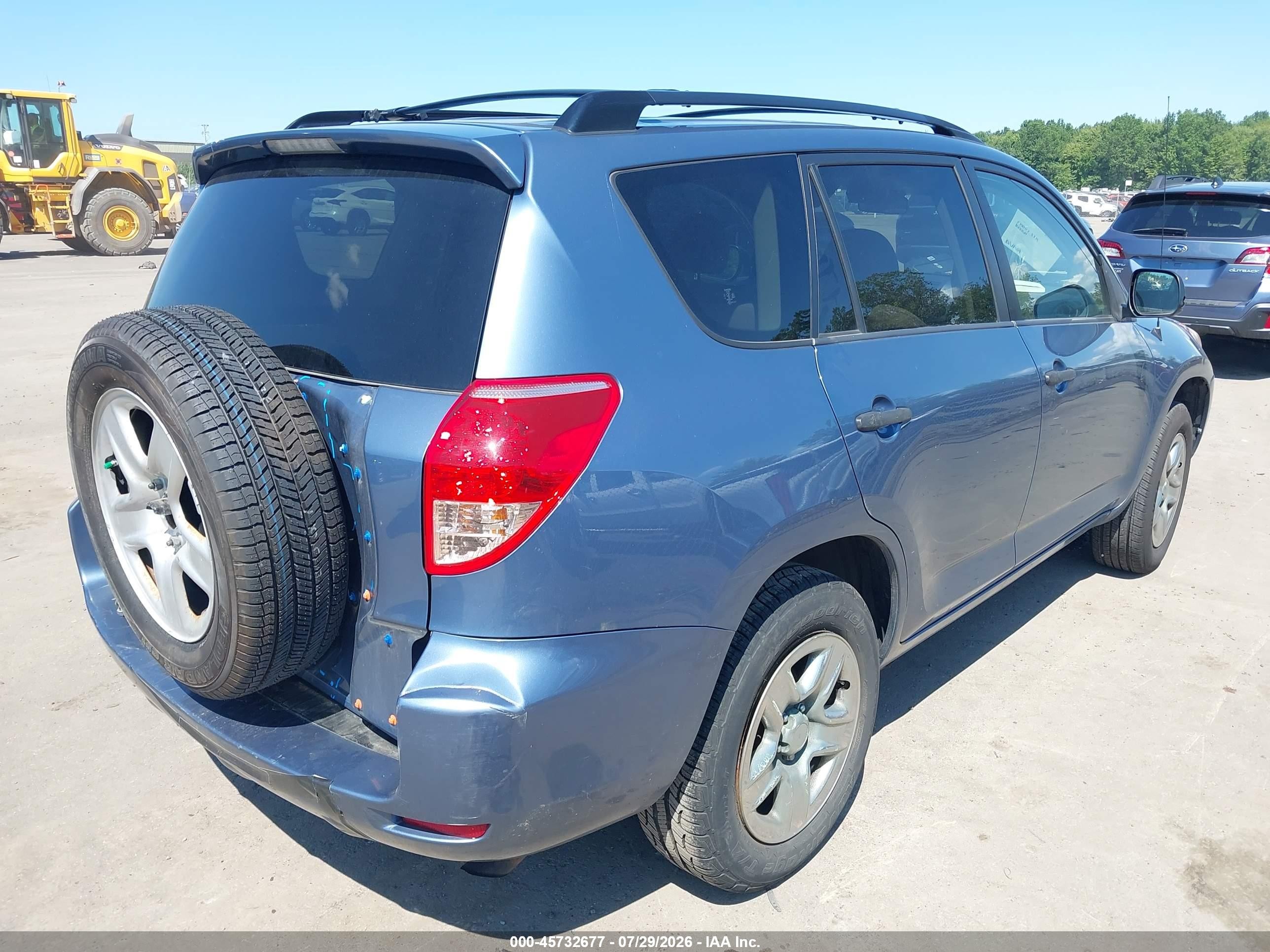 2007 Toyota Rav4   Синий vin: JTMZD33V675057143