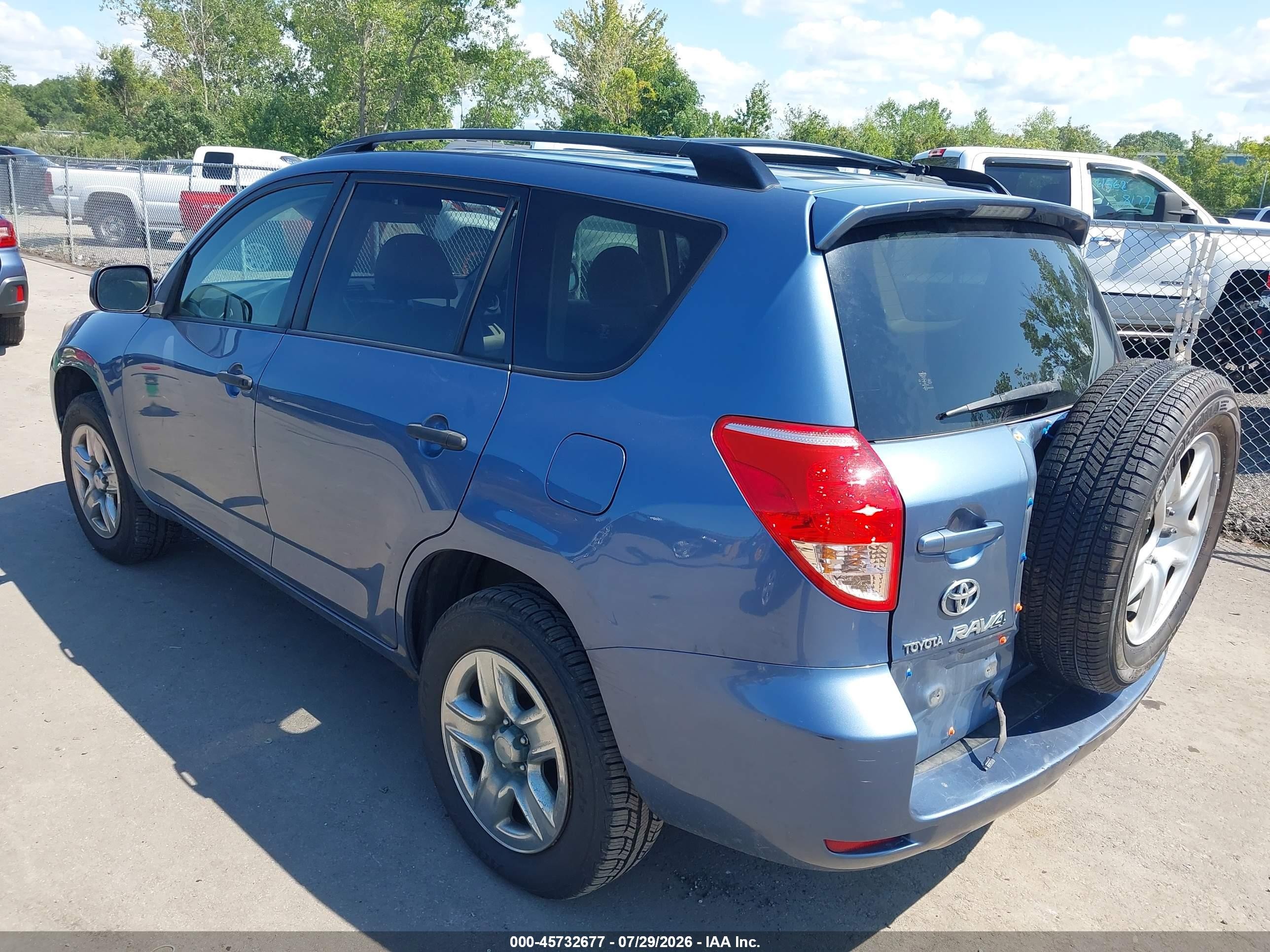 2007 Toyota Rav4   Синий vin: JTMZD33V675057143