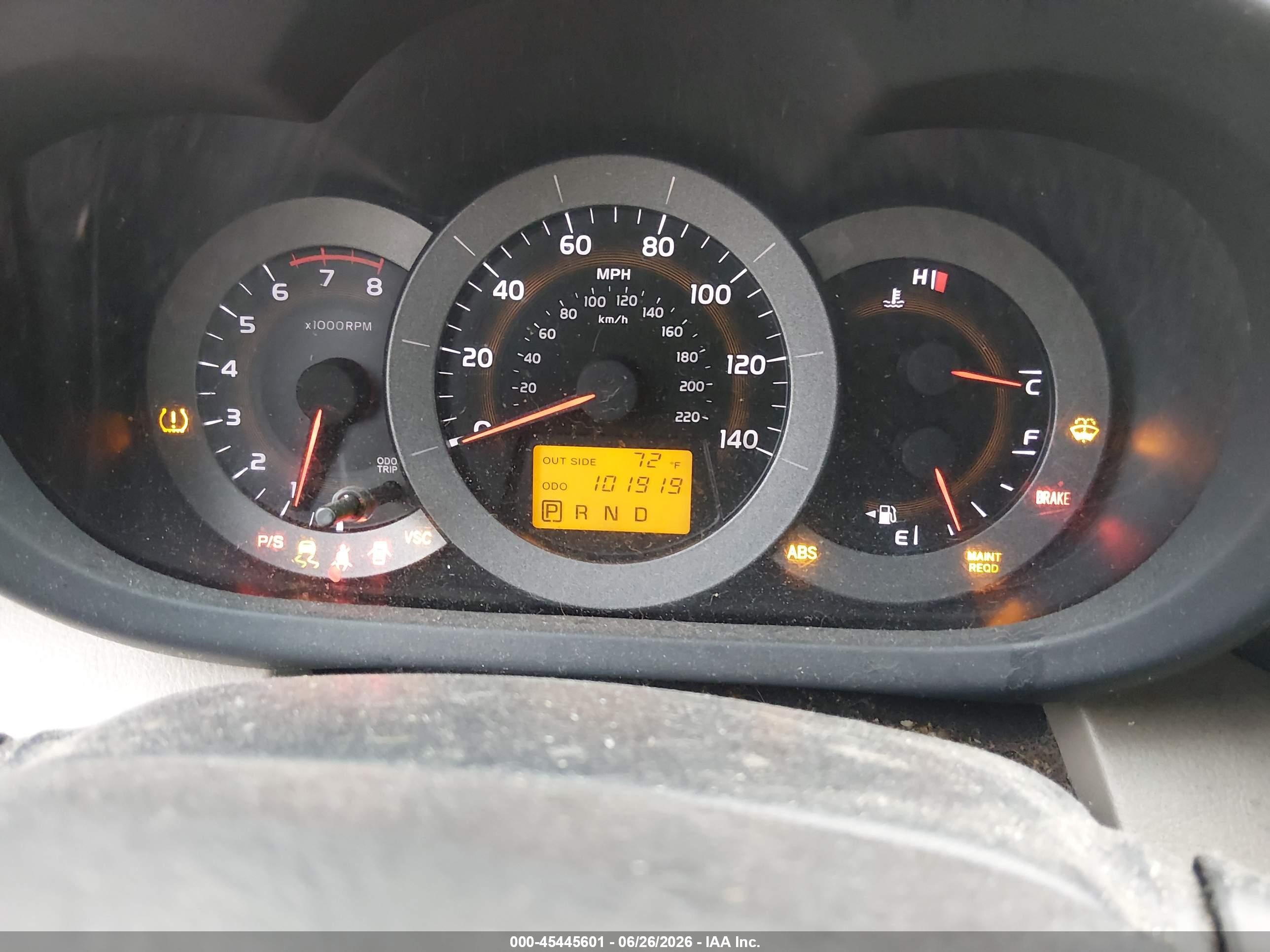 2007 Toyota Rav4   Red vin: JTMZD33V675077912