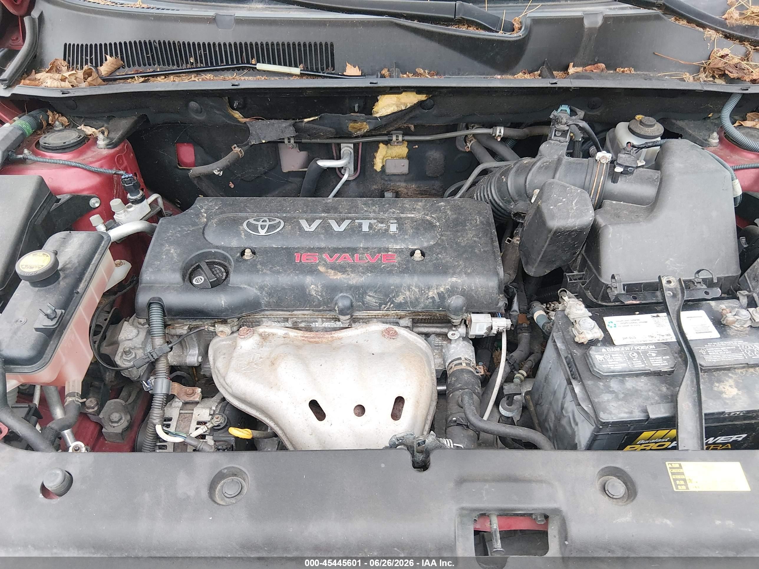 2007 Toyota Rav4   Red vin: JTMZD33V675077912