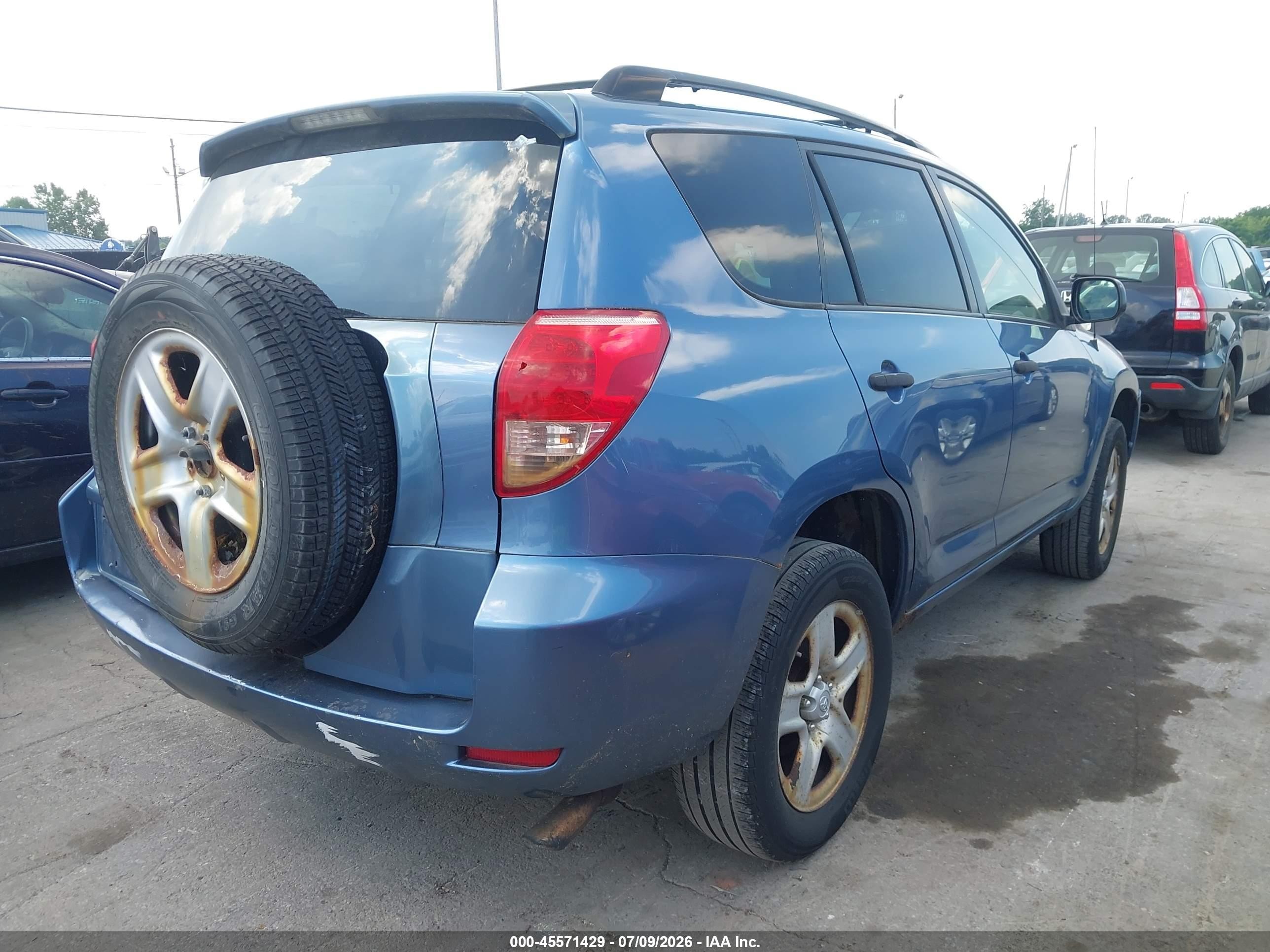 2007 Toyota Rav4   Blue vin: JTMZD33V676046878