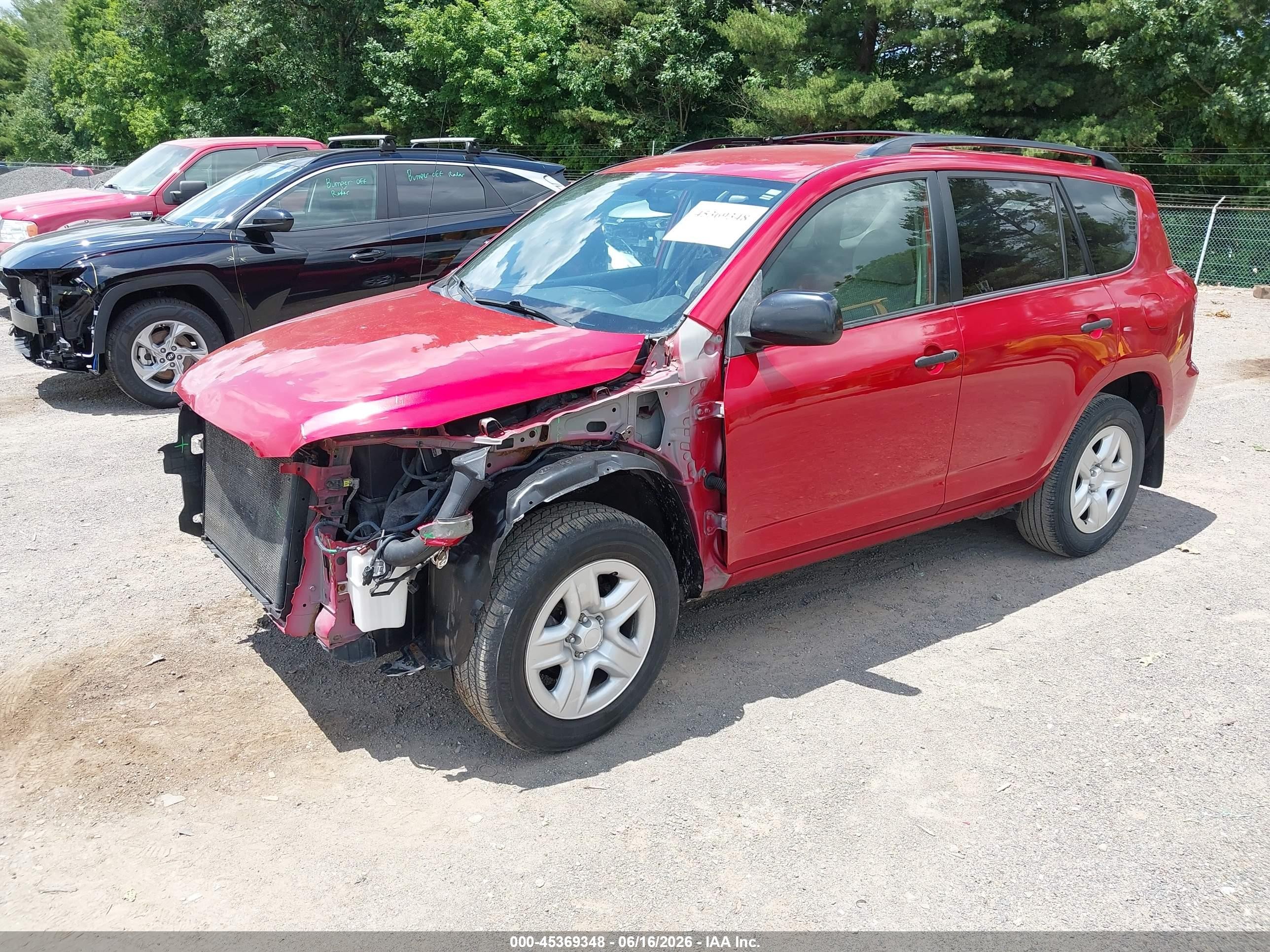 2008 Toyota Rav4   Red vin: JTMZD33V685082237
