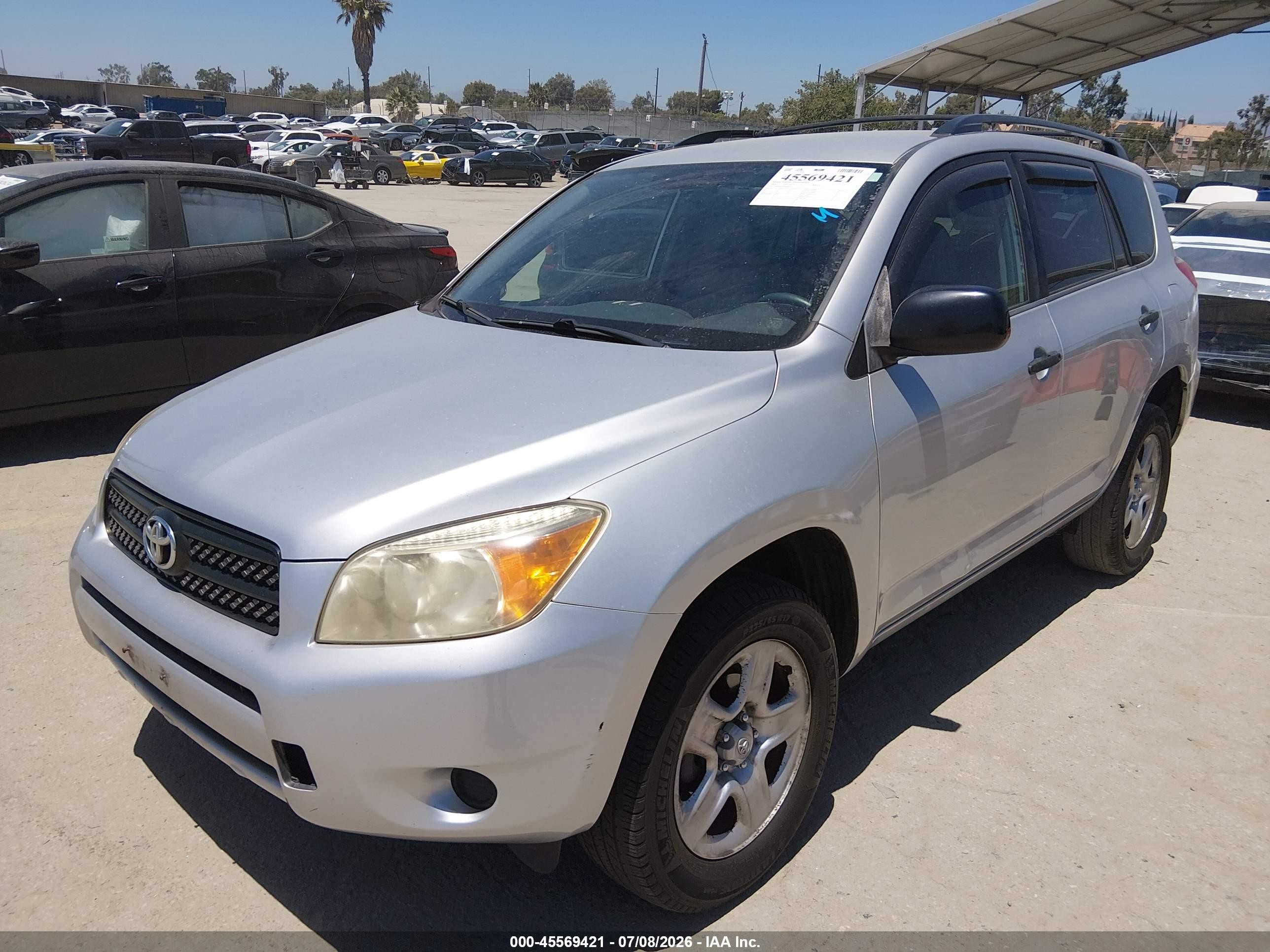 2008 Toyota Rav4 Серебряный vin: JTMZD33V685099622