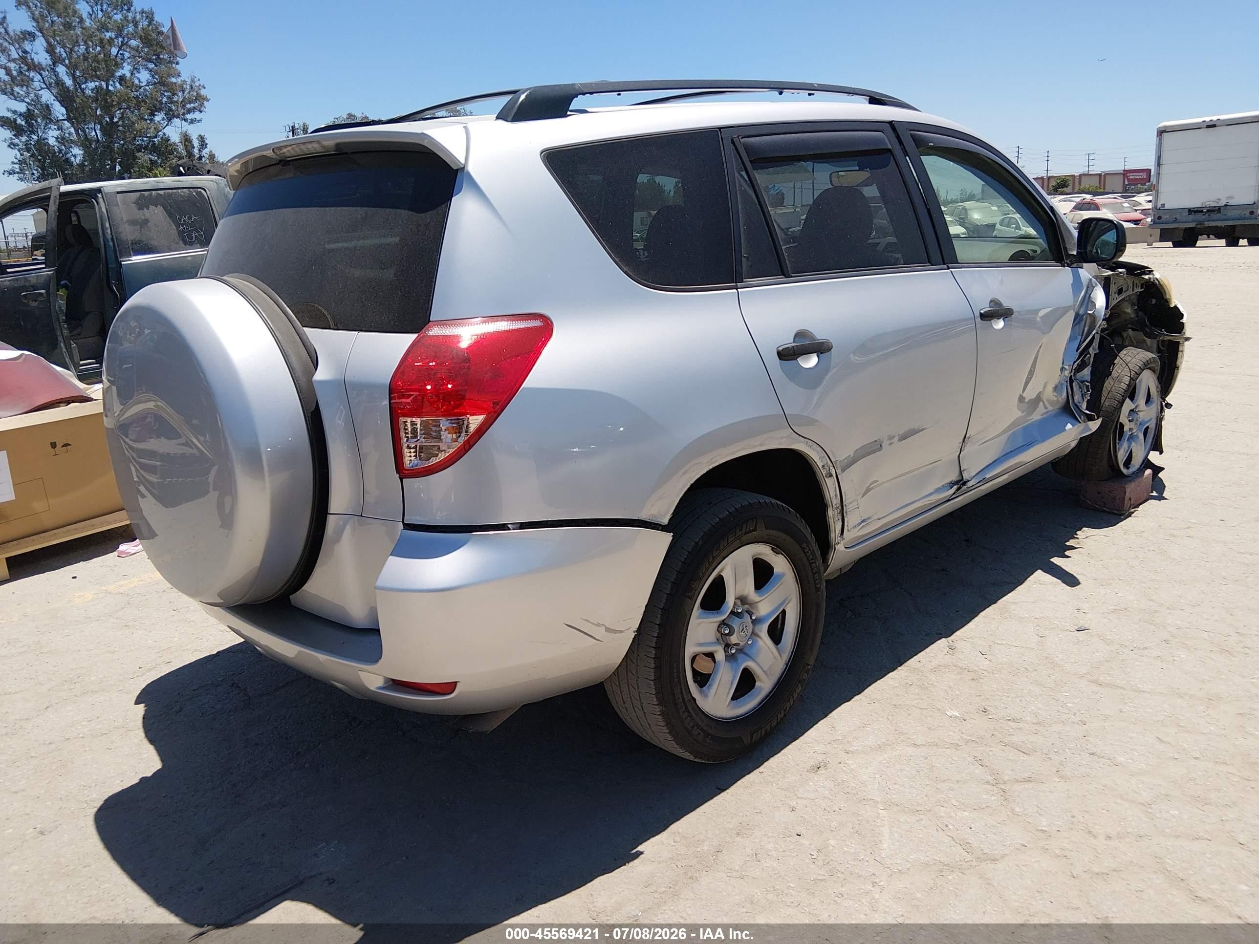 2008 Toyota Rav4 Серебряный vin: JTMZD33V685099622