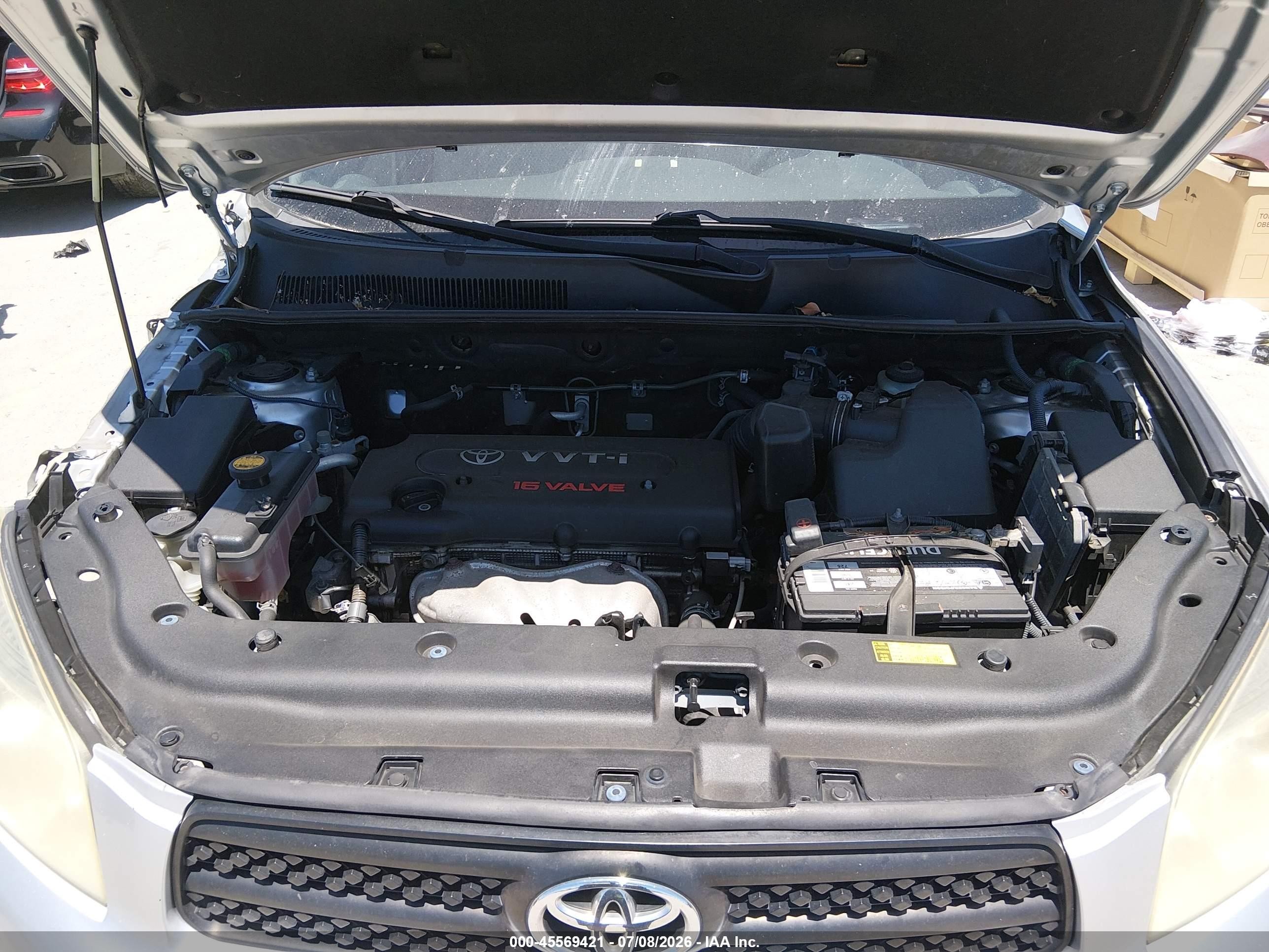 2008 Toyota Rav4 Серебряный vin: JTMZD33V685099622