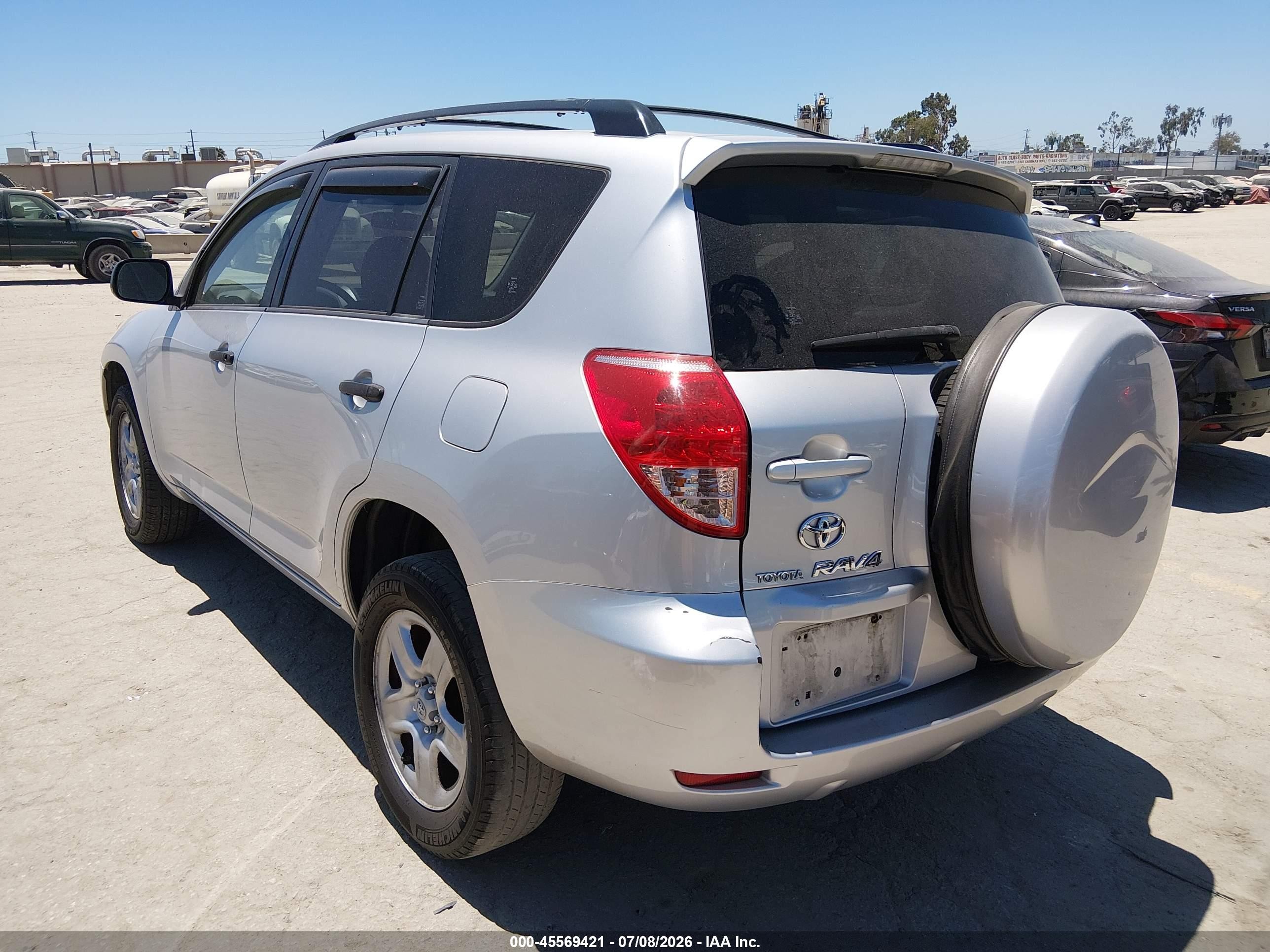 2008 Toyota Rav4 Серебряный vin: JTMZD33V685099622