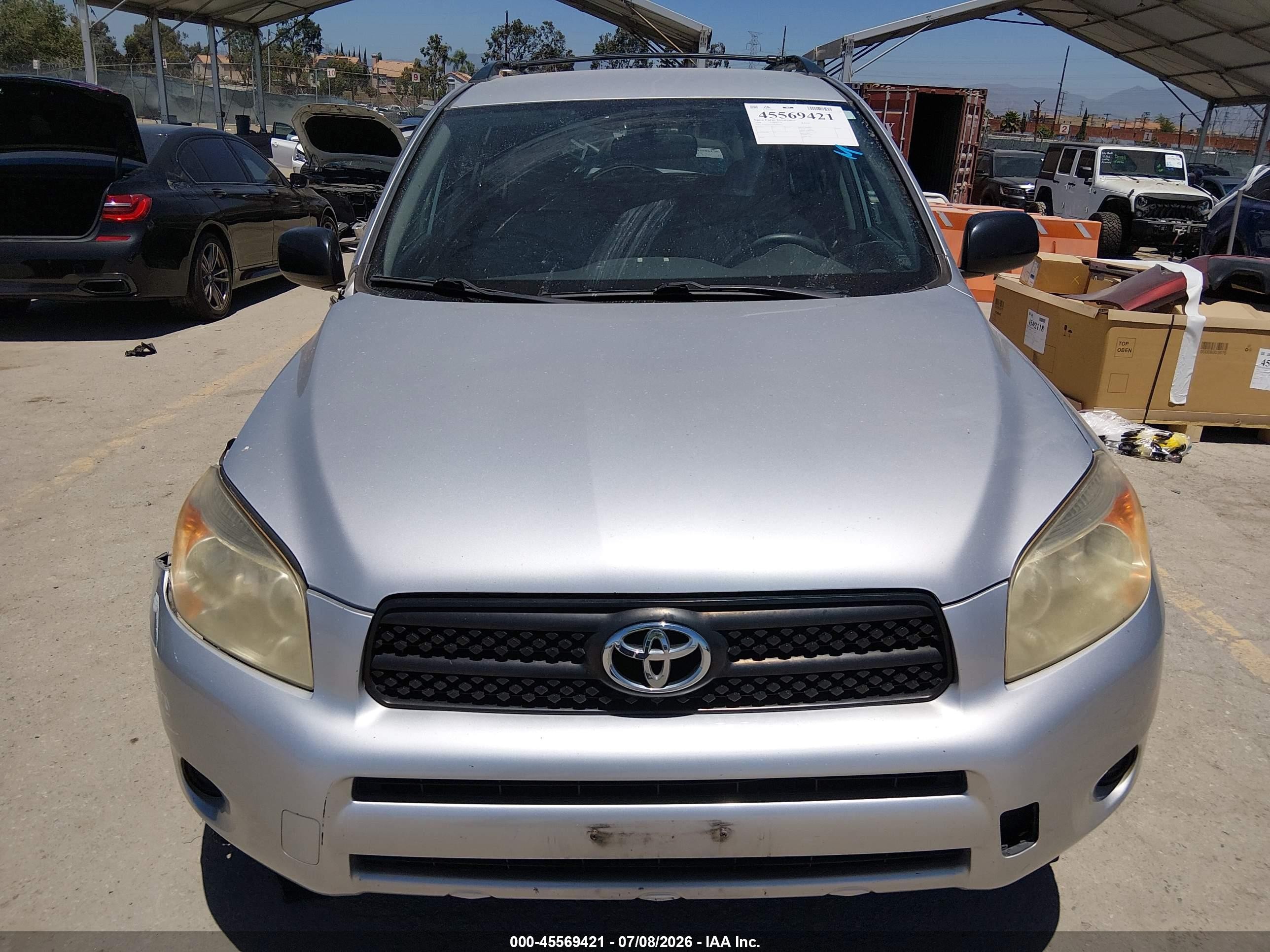 2008 Toyota Rav4 Серебряный vin: JTMZD33V685099622